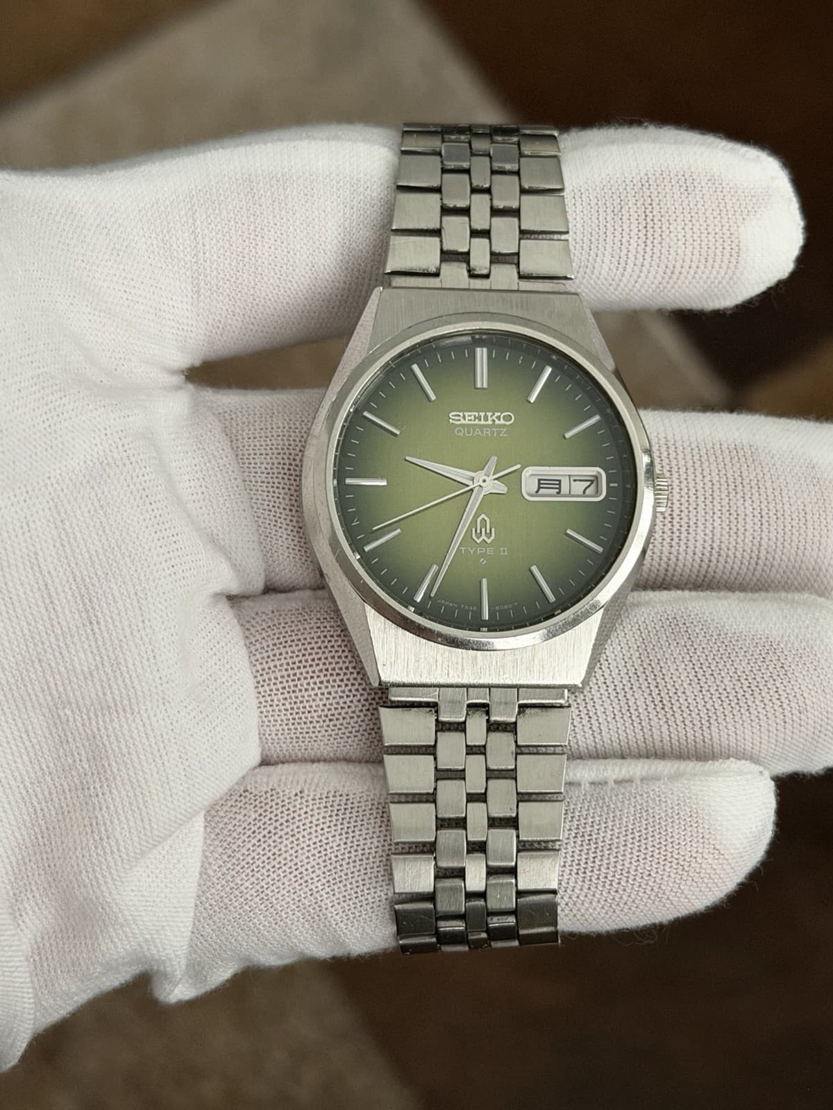 Rare Vintage Seiko Quartz Type II 7546-8070 Men’s Classic Dress Watch JDM 1970s - Image 1