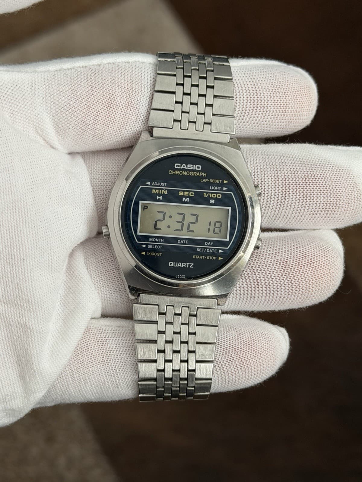 Rare Vintage Casio Chronograph 60QR-22 Men’s Digital Sports Watch JDM 1970s - Image 1