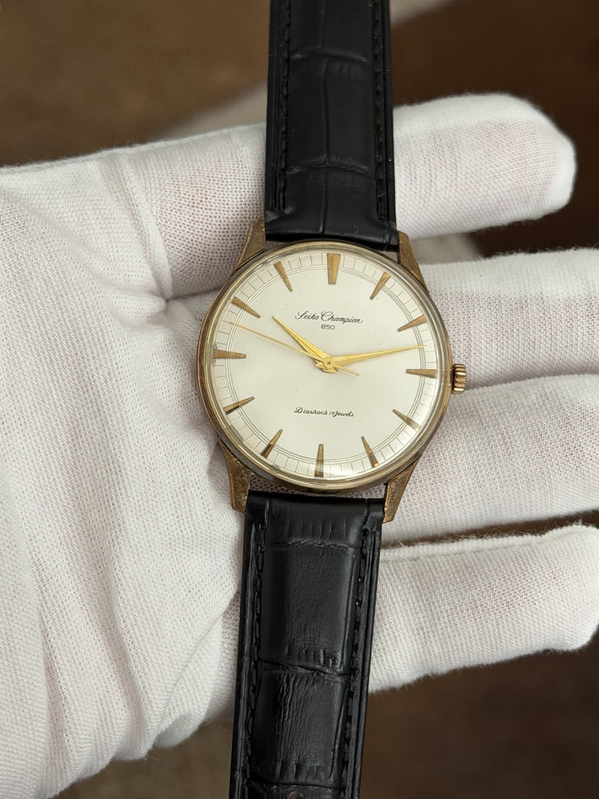 Rare Vintage Seiko Champion 850 J15018 Men’s Manual Classic Dress Watch JDM 60s