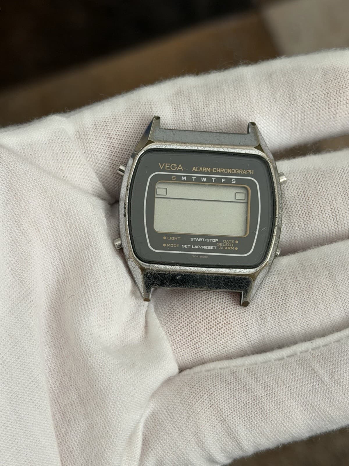Vega Alarm Chronograph 4928-288661 Men’s Vintage Digital Sports Watch JDM 1980s
