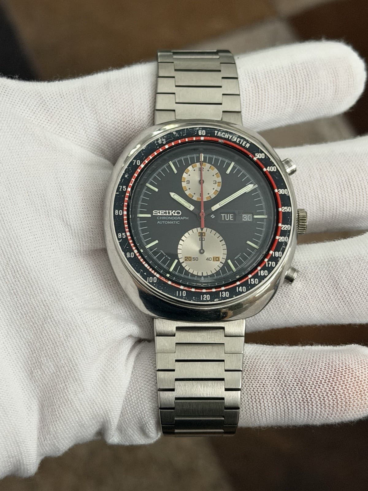 Rare Vintage Seiko Speedtimer UFO 6138-0011 Men’s Automatic Sports Watch JDM 70s - Image 1