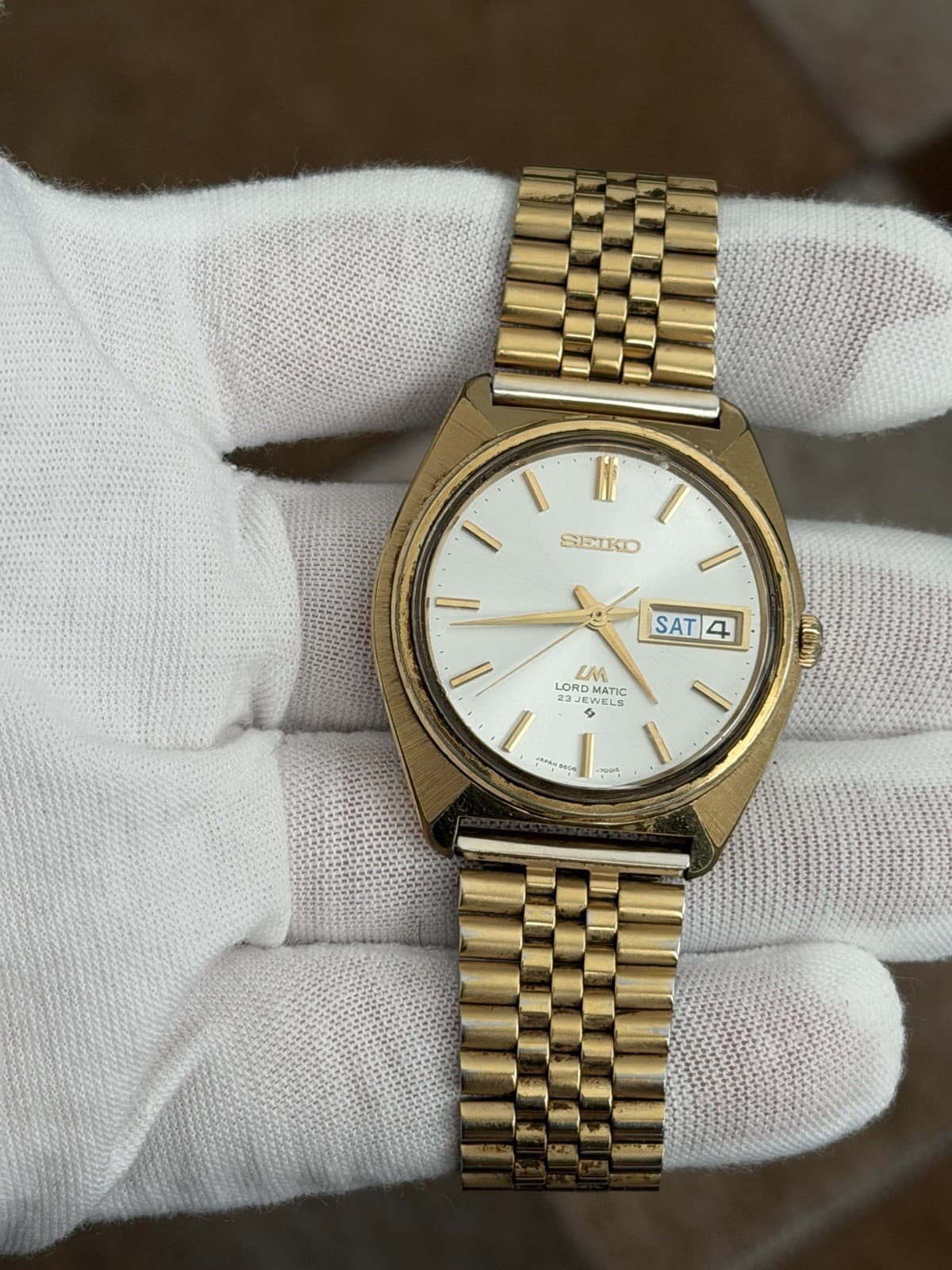 Rare Vintage Seiko Lord Matic LM 5606-7000 Men’s Automatic Dress Watch JDM 1960s - Image 1