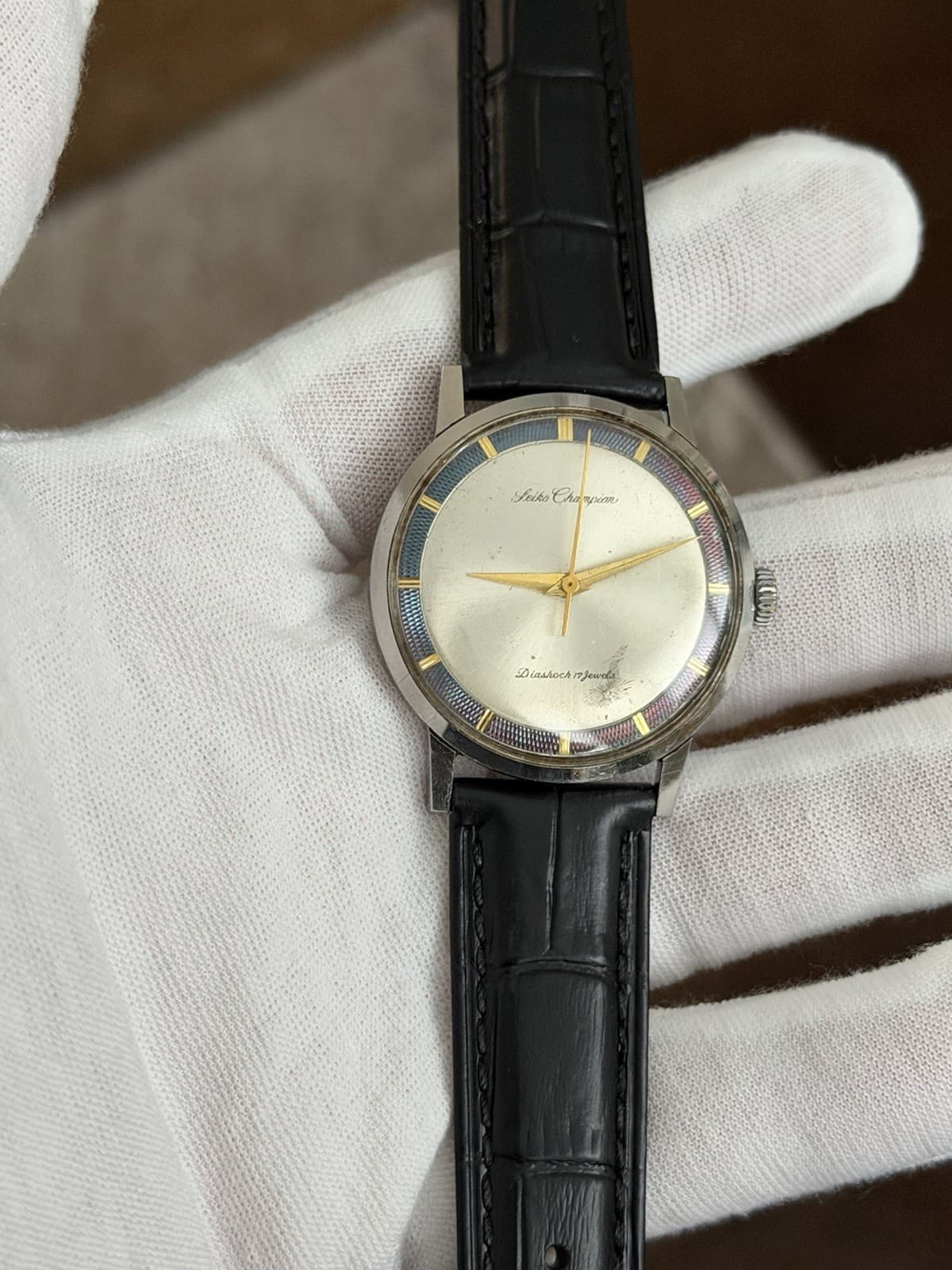 Rare Vintage Seiko Champion J14038 Men’s 17J Manual Classic Dress Watch JDM 60s
