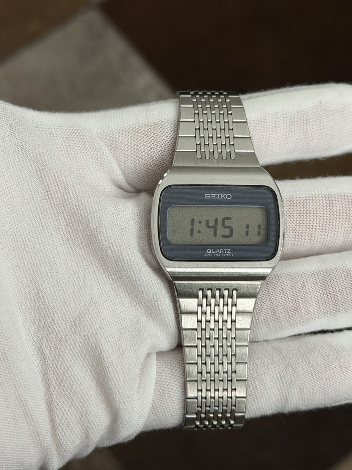 Rare Vintage Seiko Quartz F162-5010 Men’s Digital LCD Watch JDM 1970s