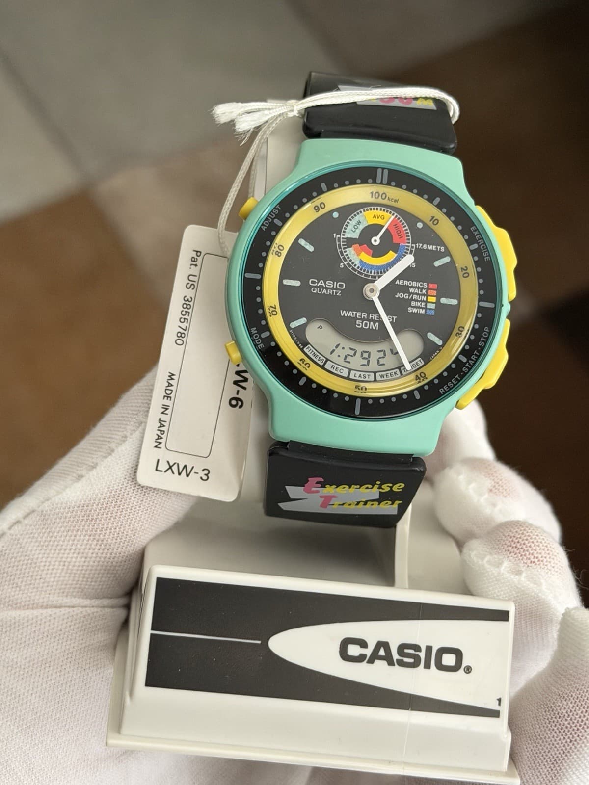 Rare Vintage Casio AW-60 Men’s Ana-Digi Exercise Sports Watch JDM 1980s - Image 1