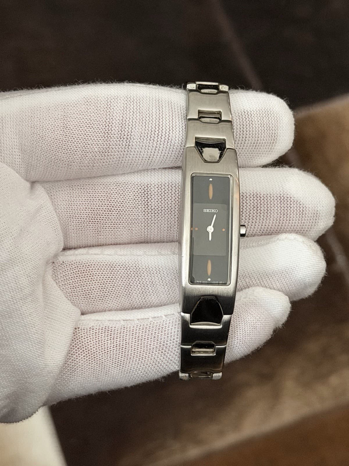 Rare Vintage Seiko 2E20-0AA0 Ladies Classic Quartz Bracelet Dress Watch JDM 80s - Image 1