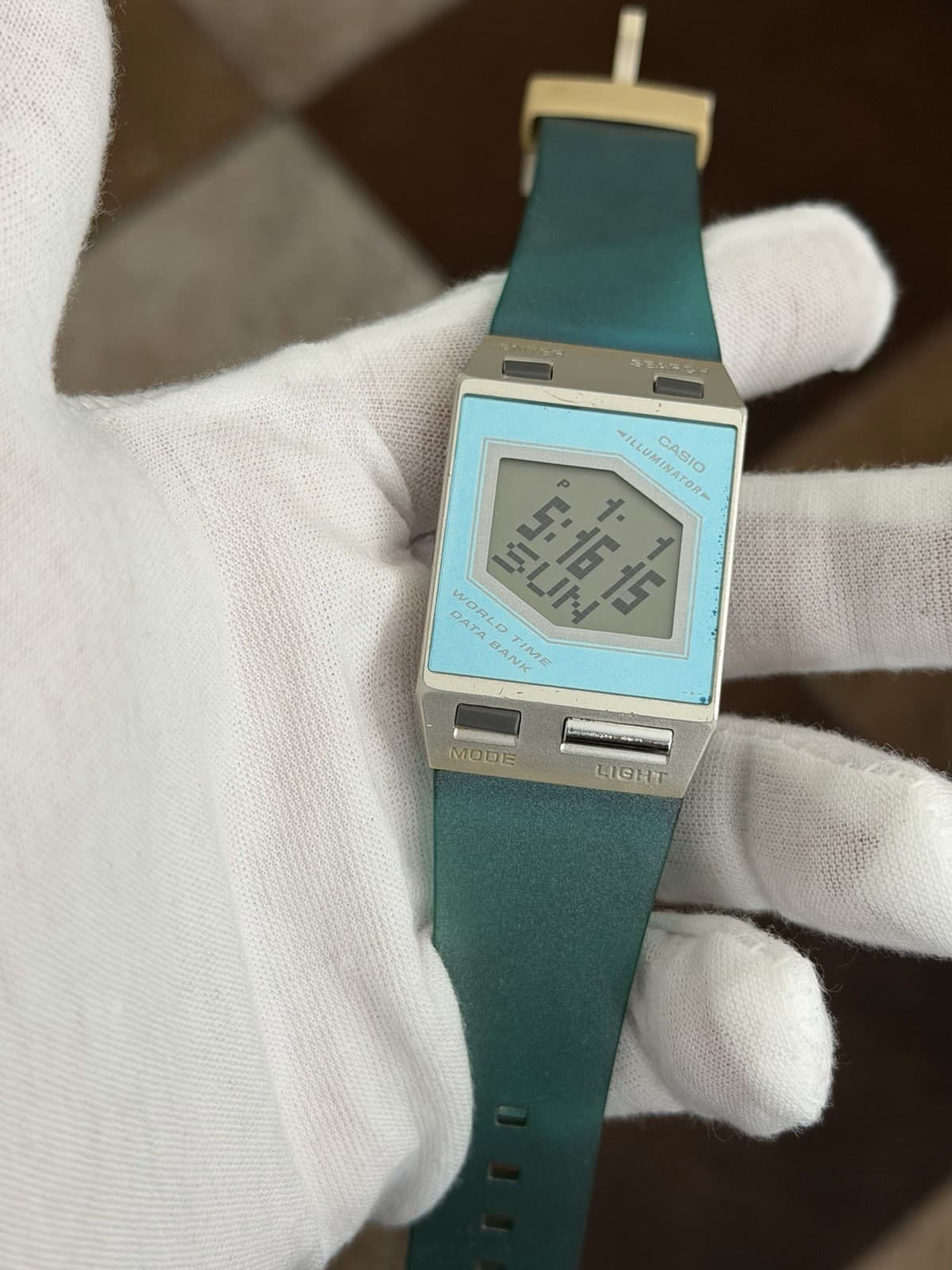 Rare Vintage Casio FS-00 World Time Data Bank Men’s Digital Film Watch JDM 1990s - Image 1