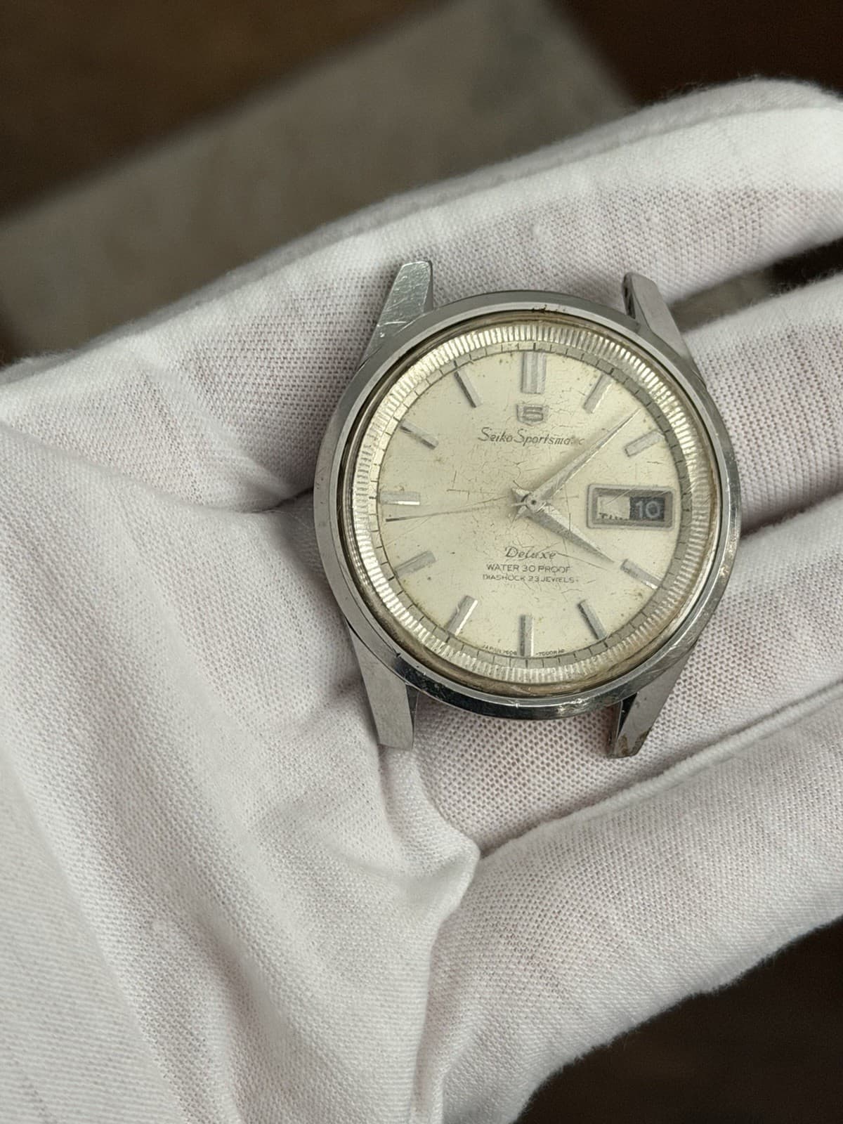 Rare Vintage Seiko 5 Sportsmatic Deluxe 7606-7000 Men’s Automatic Watch JDM 60s
