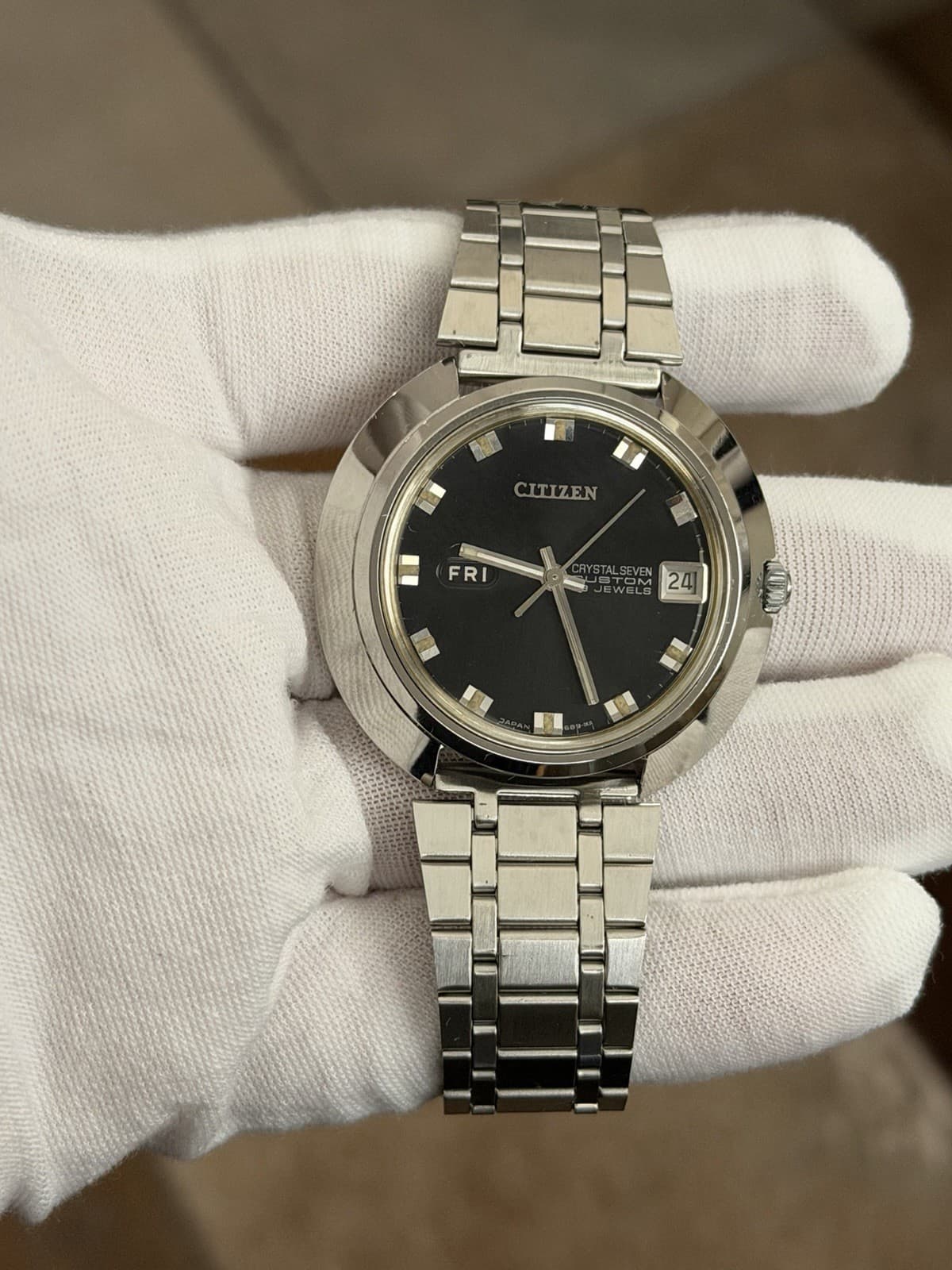 Rare Vintage Citizen Crystal Seven Custom 23J Automatic Men’s Watch JDM 1970s - Image 1