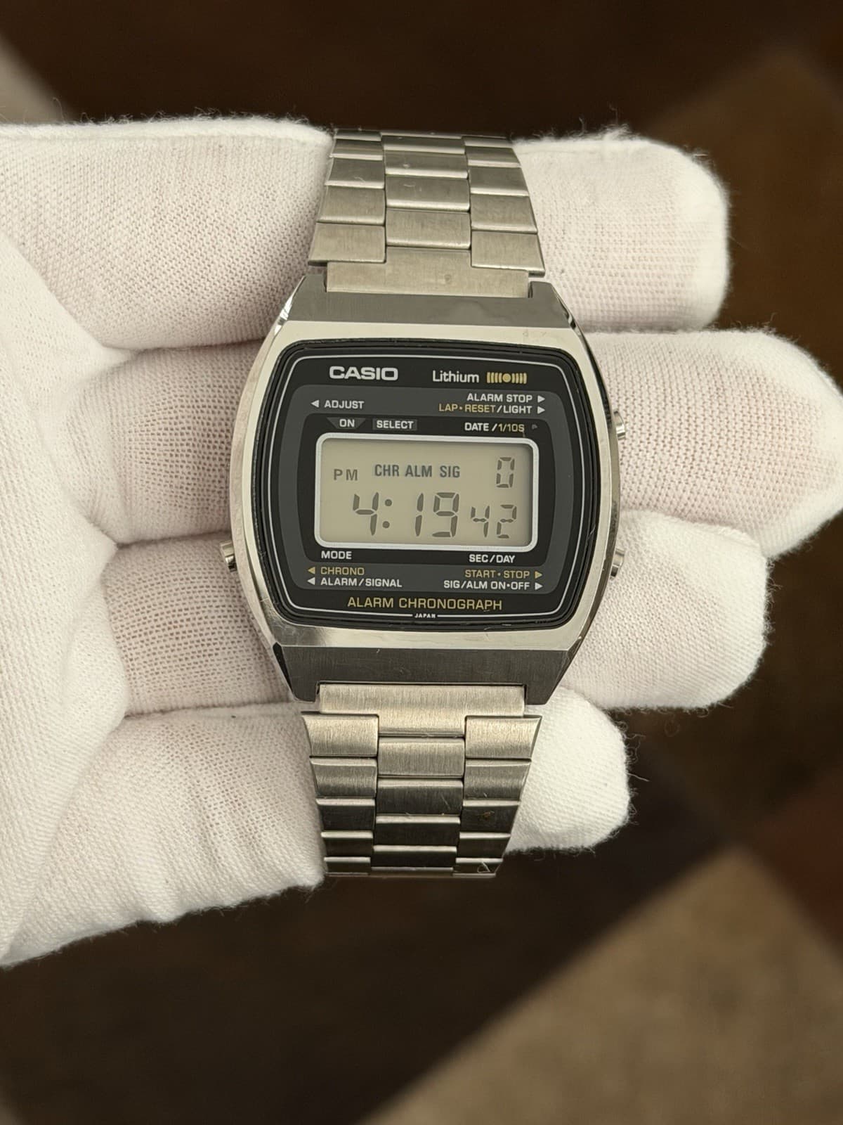 Rare Vintage Casio A850 Men’s Alarm Chronograph Digital Sports Watch JDM 1970s - Image 1