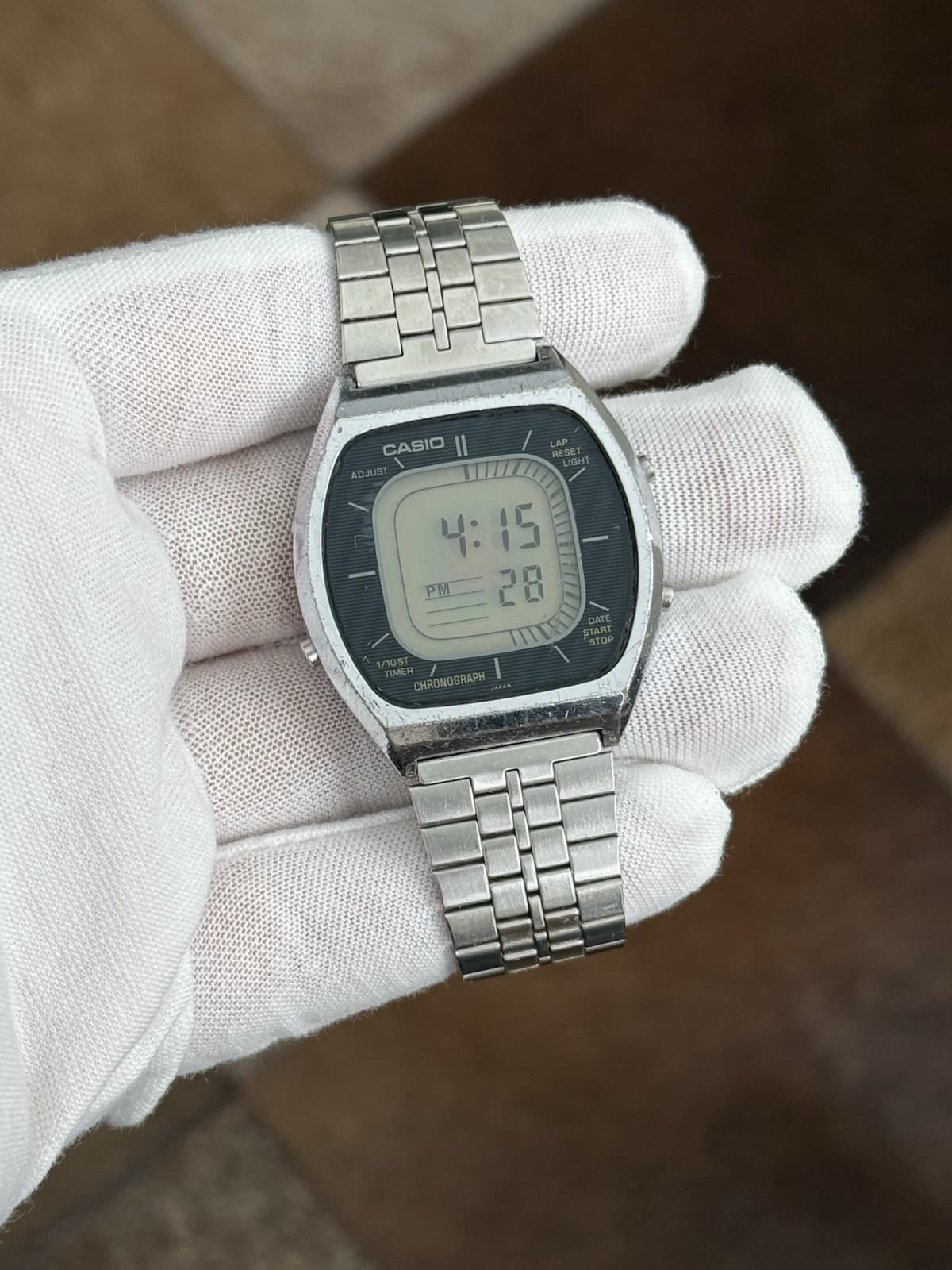 Rare Vintage Casio 56QS-38 Men’s Digital Chronograph Timer Sports Watch JDM 70s - Image 1