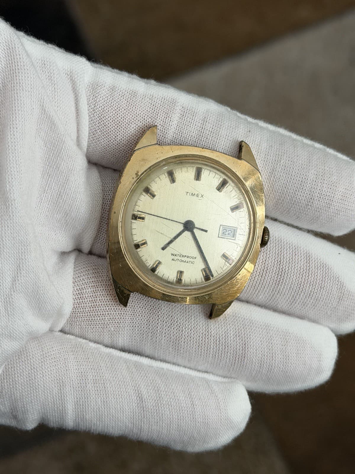 Rare Vintage Timex Men’s Gold Plated Manual Classic Dress Watch JDM 1970s