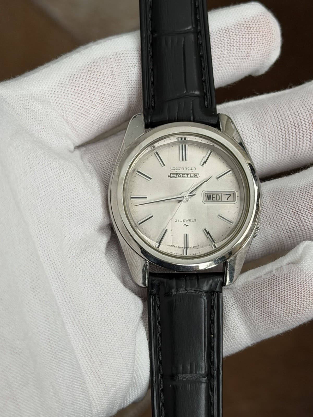 Rare Vintage Seiko 5 Actus 7019-7040 Men’s Automatic Dress Sports Watch JDM 70s - Image 1