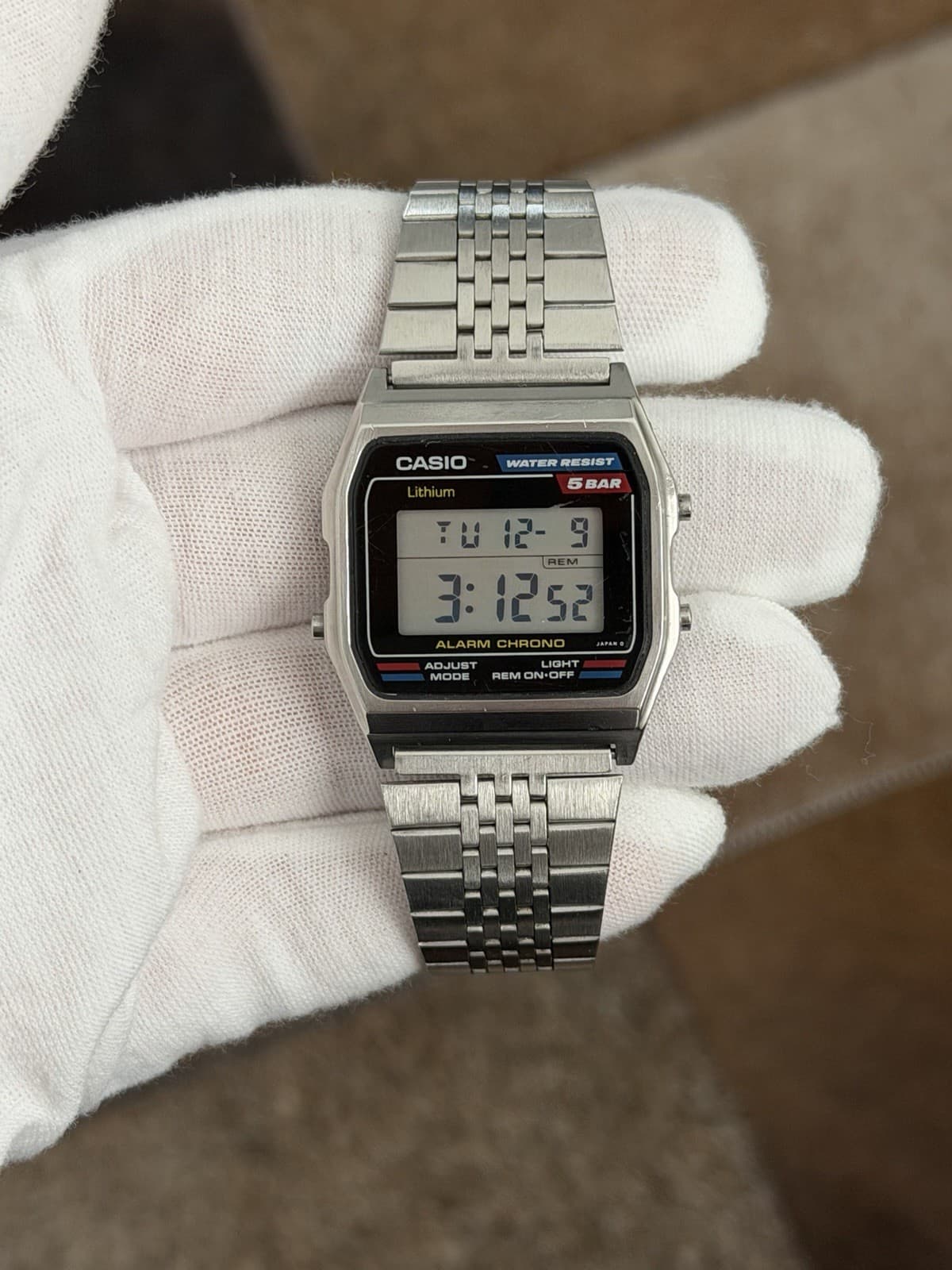 Rare Vintage Casio W-38 Men’s Digital Sports Watch Module 549 JDM 1980s - Image 1
