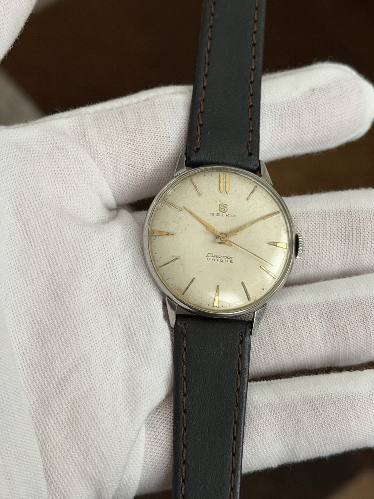Rare Vintage Seiko Unique U14003 Men’s 15J Manual Classic Dress Watch JDM 1950s
