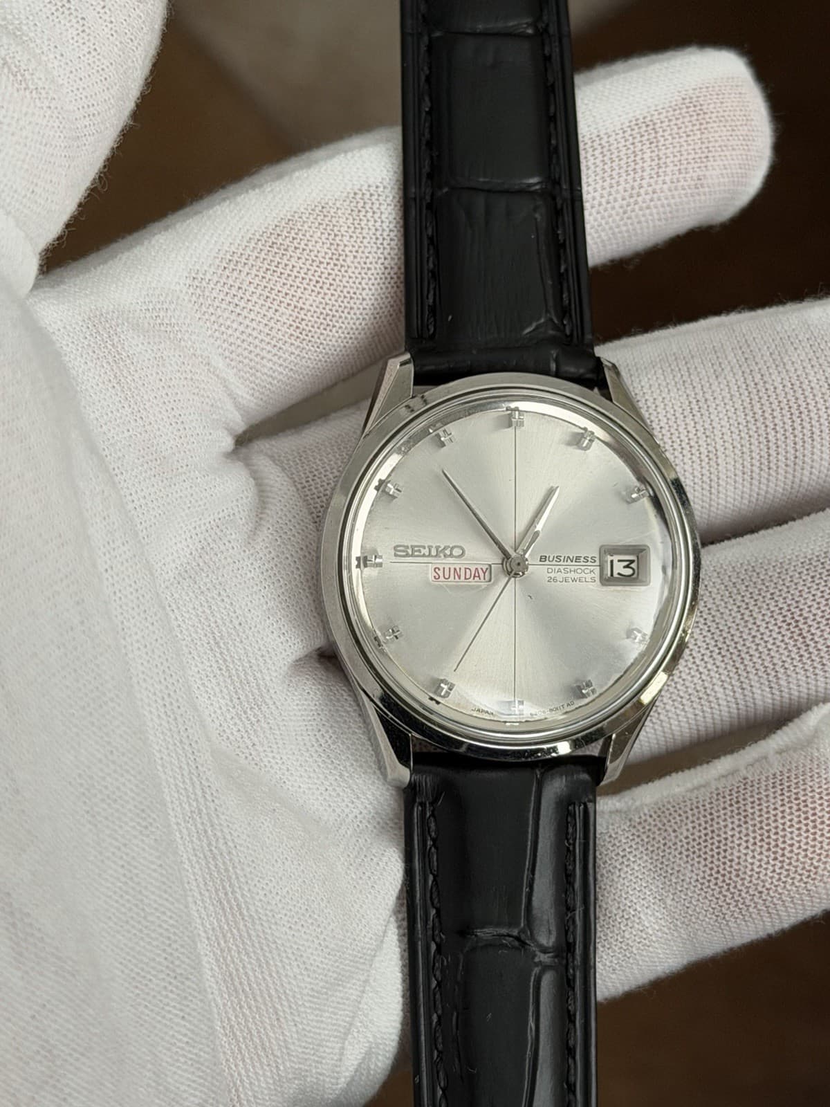 Rare Vintage Seiko Business 6206-8010 Men’s 26J Classic Dress Watch JDM 1960s - Image 1