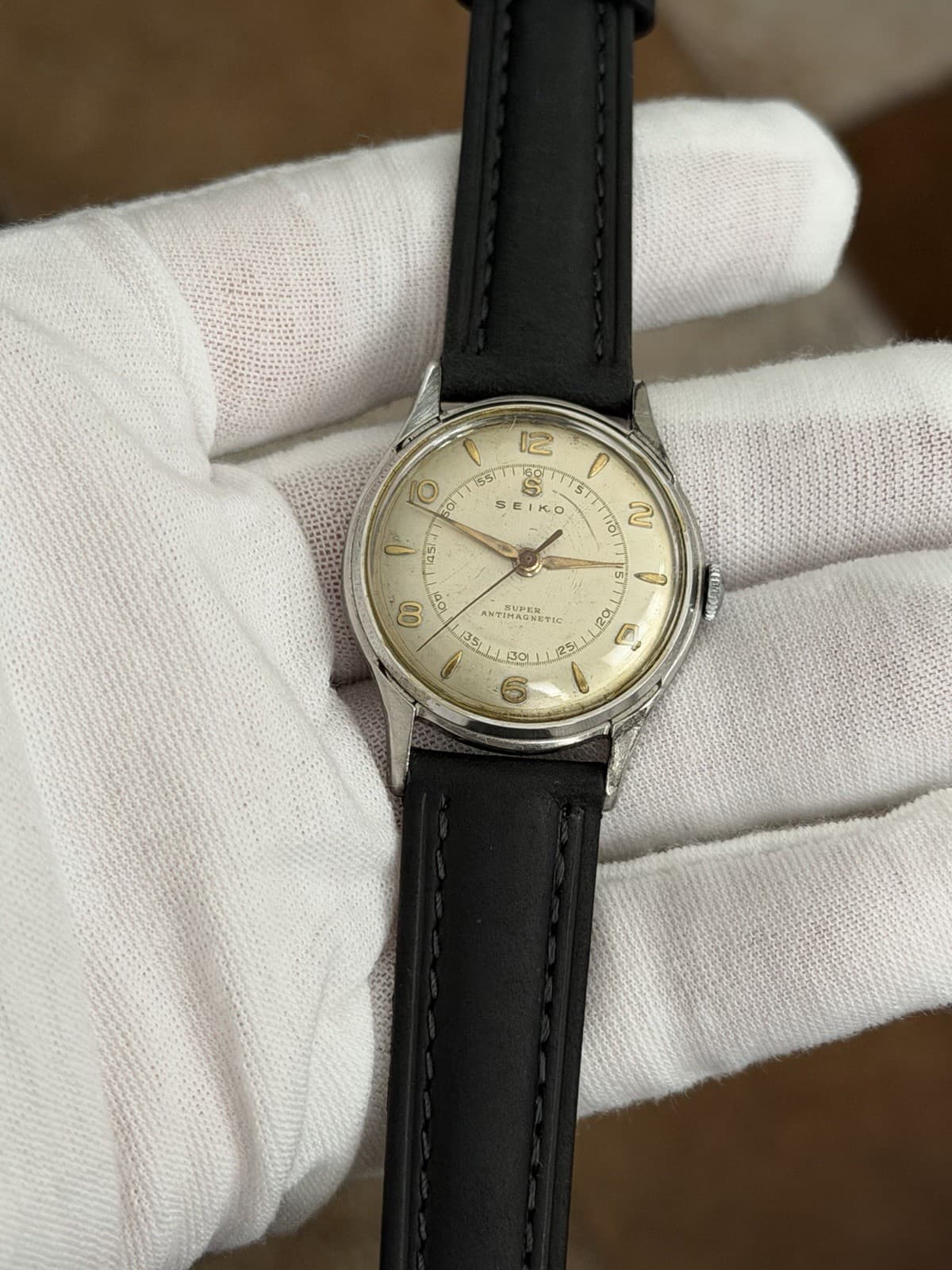 Rare Vintage Seiko Super 2000 Men’s Manual Classic Dress Watch JDM 1950s