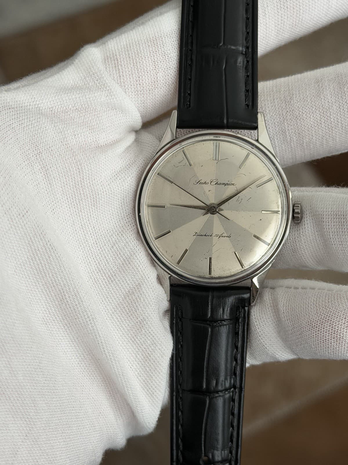 Rare Vintage Seiko Champion 15024E Men’s 19J Manual Classic Dress Watch JDM 60s - Image 1