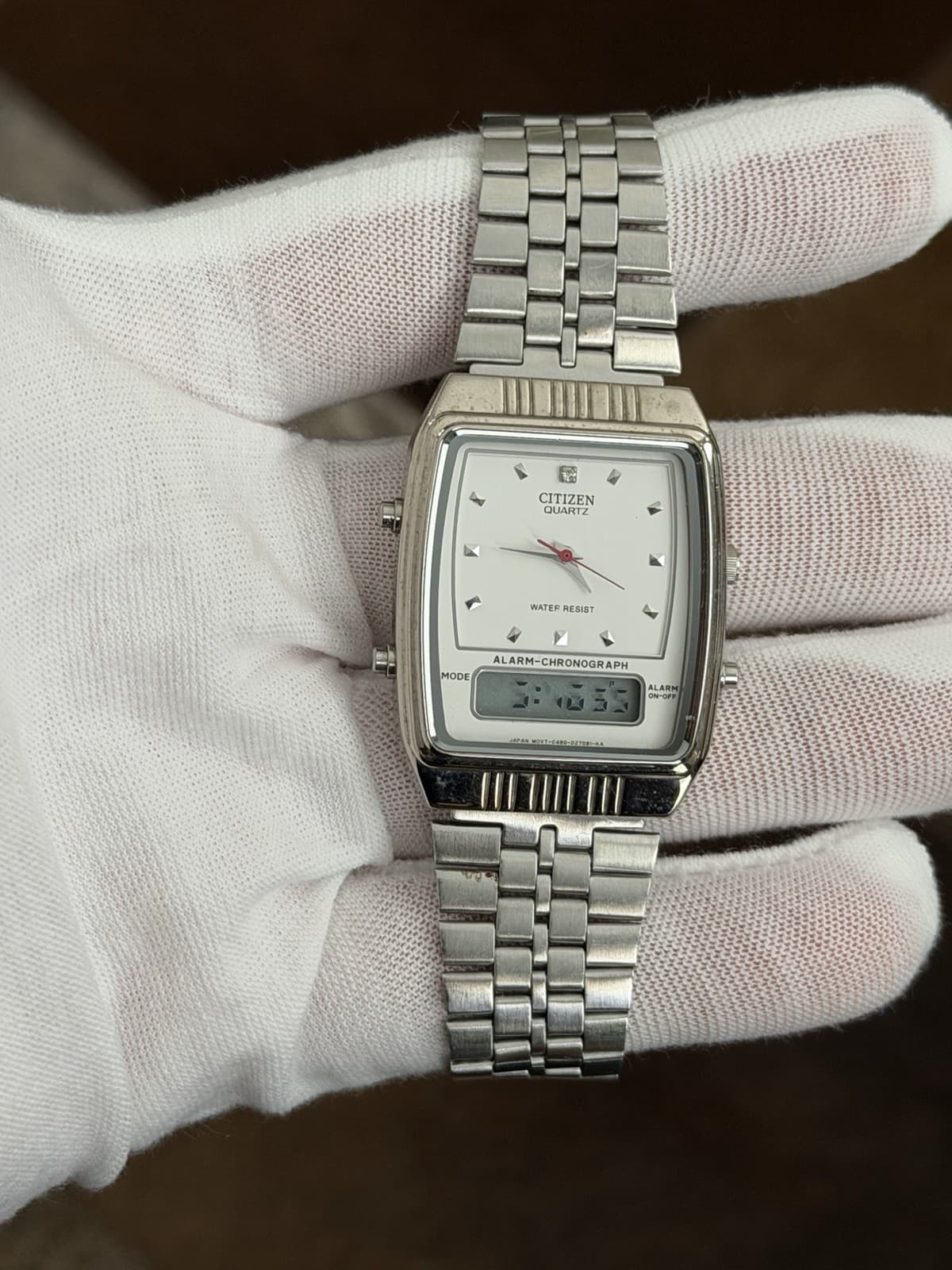 Rare Vintage Citizen C480 Men’s Ana-Digi Sports Watch JDM 1980s - Image 1