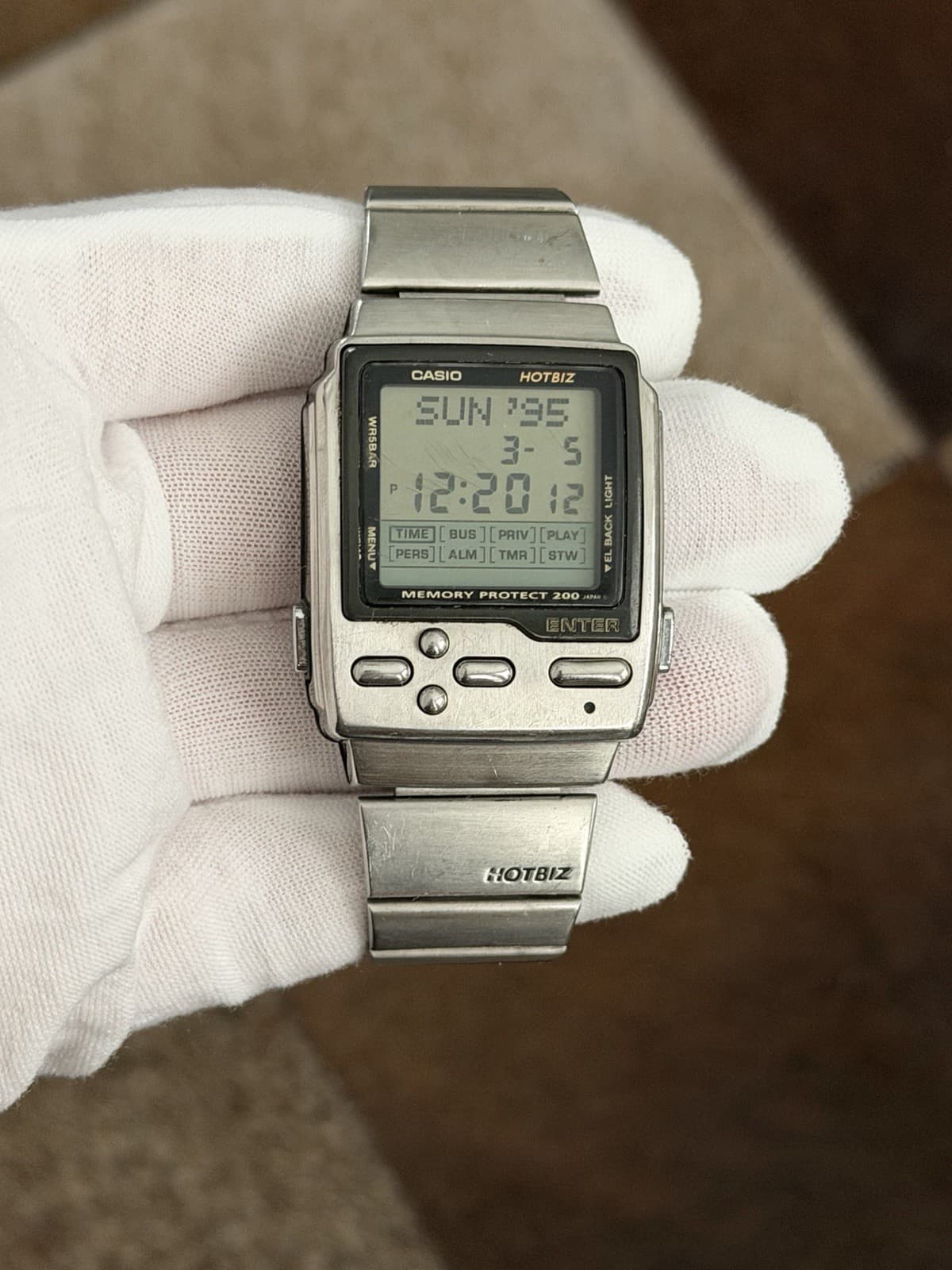 Rare Vintage Casio Hotbiz Memory Protect DB-2000 Men’s Digital Watch JDM 1990s - Image 1