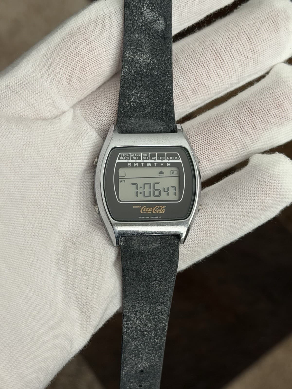 Rare Vintage Alba Coca Cola Men’s Digital Sports Watch JDM 1980s 4928-394283 - Image 1