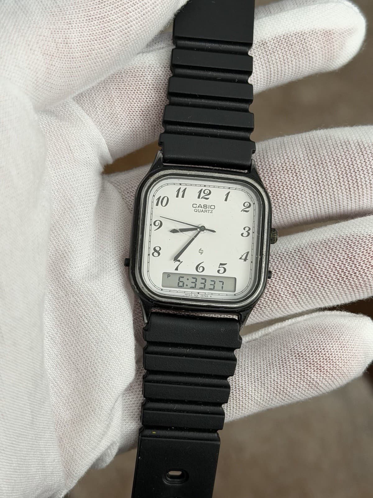 Rare Vintage Casio Quartz AQ-415 Men’s Ana-Digi Sports Watch JDM 1980s - Image 1