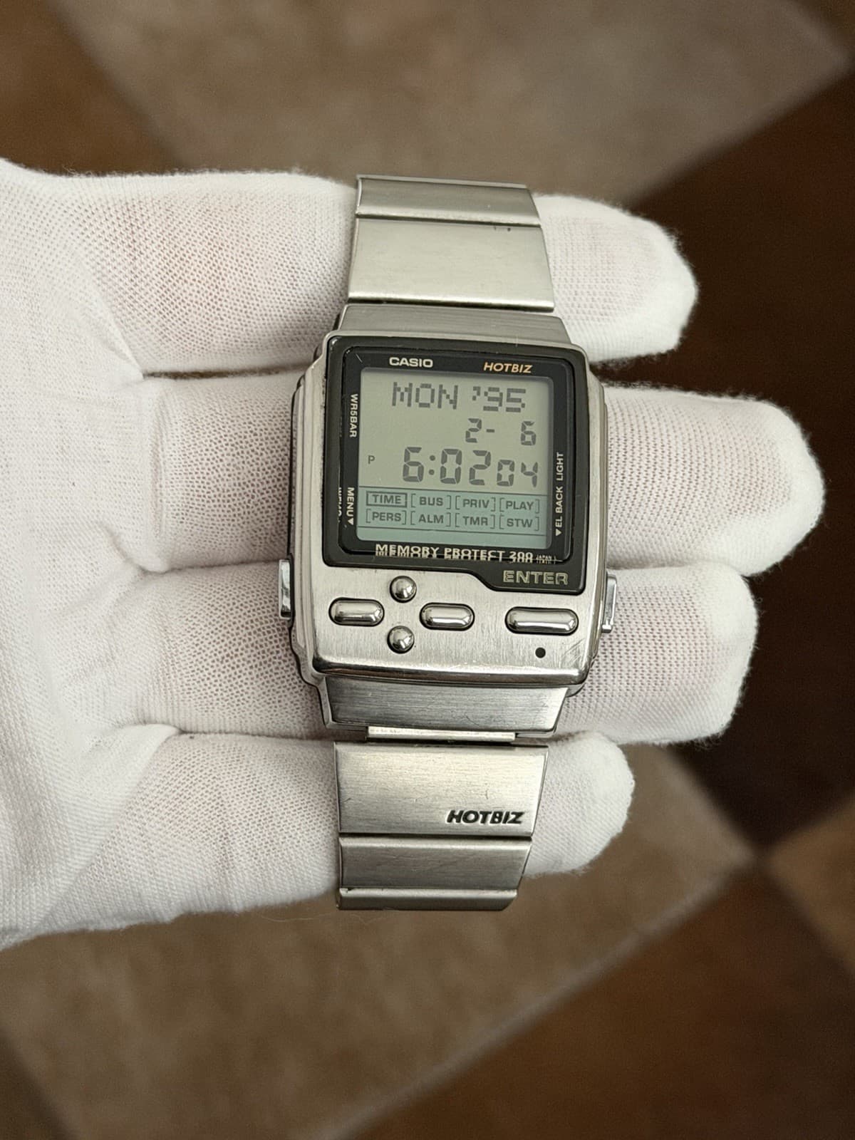 Rare Vintage Casio Hotbiz Memory Protect DB-2000 Men’s Digital Watch JDM 1990s - Image 1
