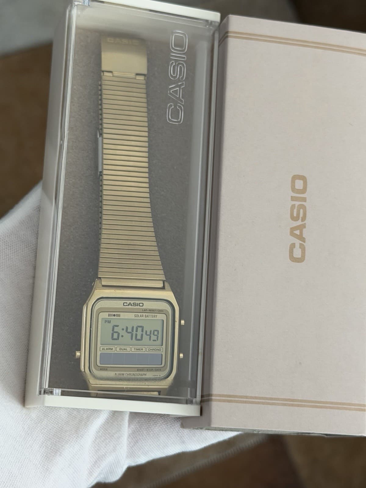 Rare Vintage Casio SA-60G Men’s Solar Digital Sports Watch JDM 1980s Module 189 - Image 1