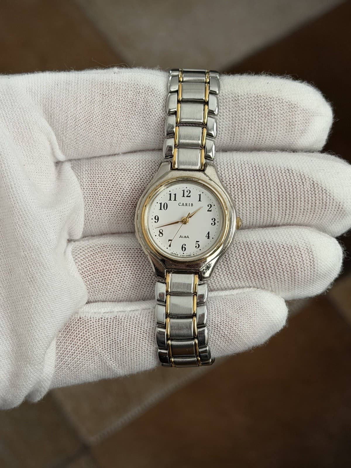 Rare Vintage Seiko Alba Carib V701-1910 Ladies Classic Dress Watch JDM 1980s - Image 1