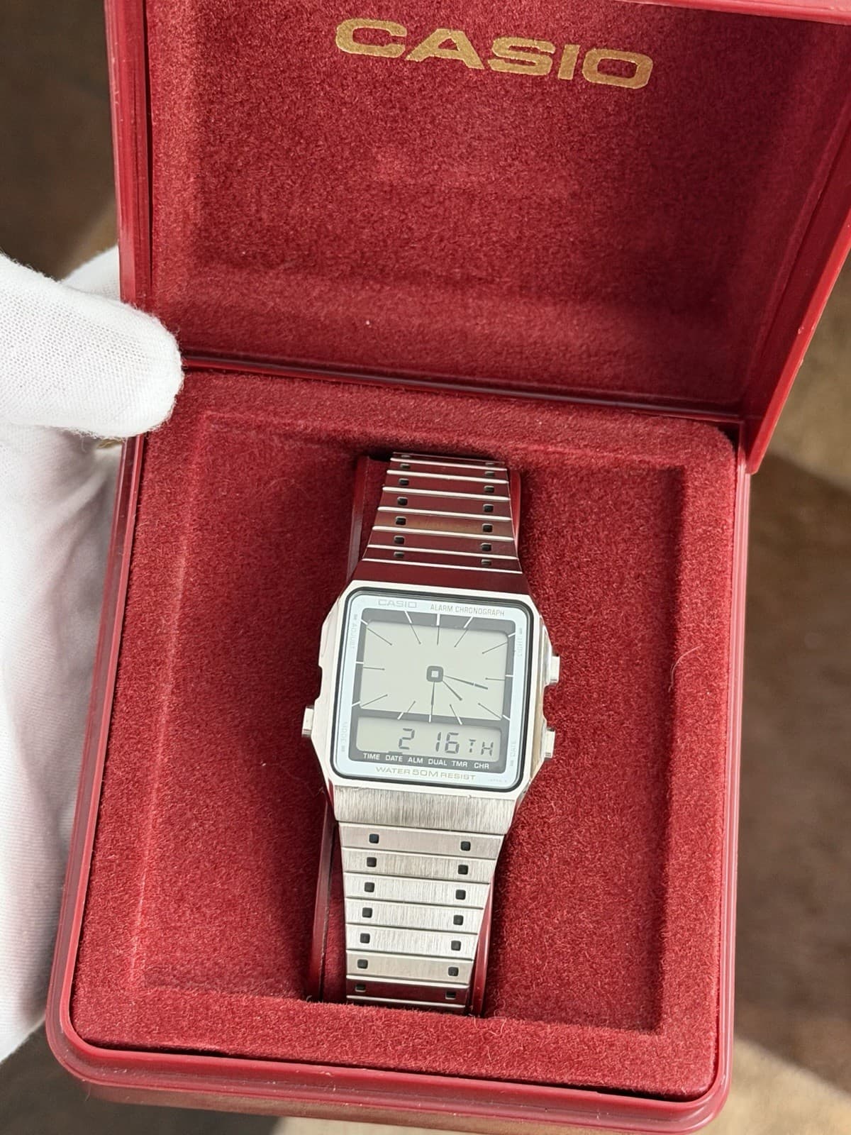 Rare Vintage Casio AE-90W Men’s Digital Alarm Chronograph Sports Watch JDM 80s - Image 1