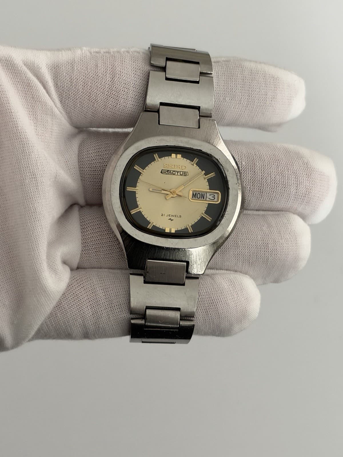 Rare Vintage Seiko 5 Actus 7019-5010 Men’s Automatic Dress Sports Watch JDM 70s