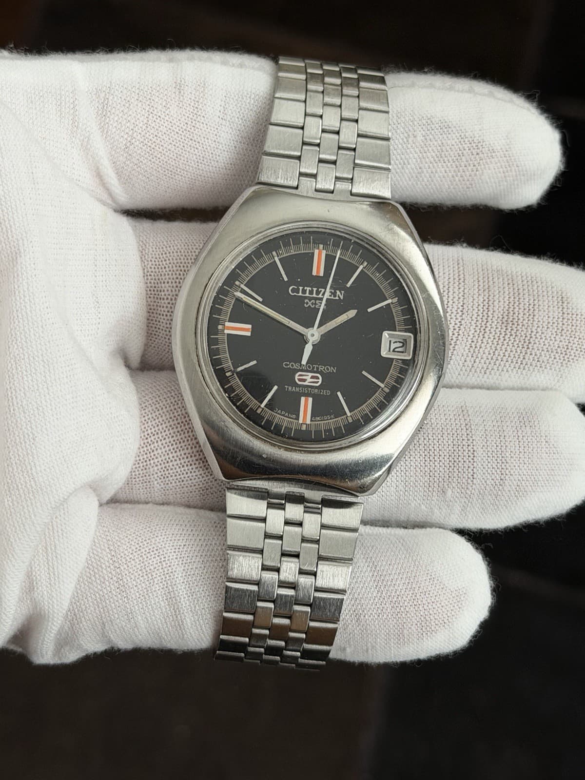 Rare Vintage Citizen Cosmotron 4-480082 Men’s Sports Dress Watch JDM 1970s