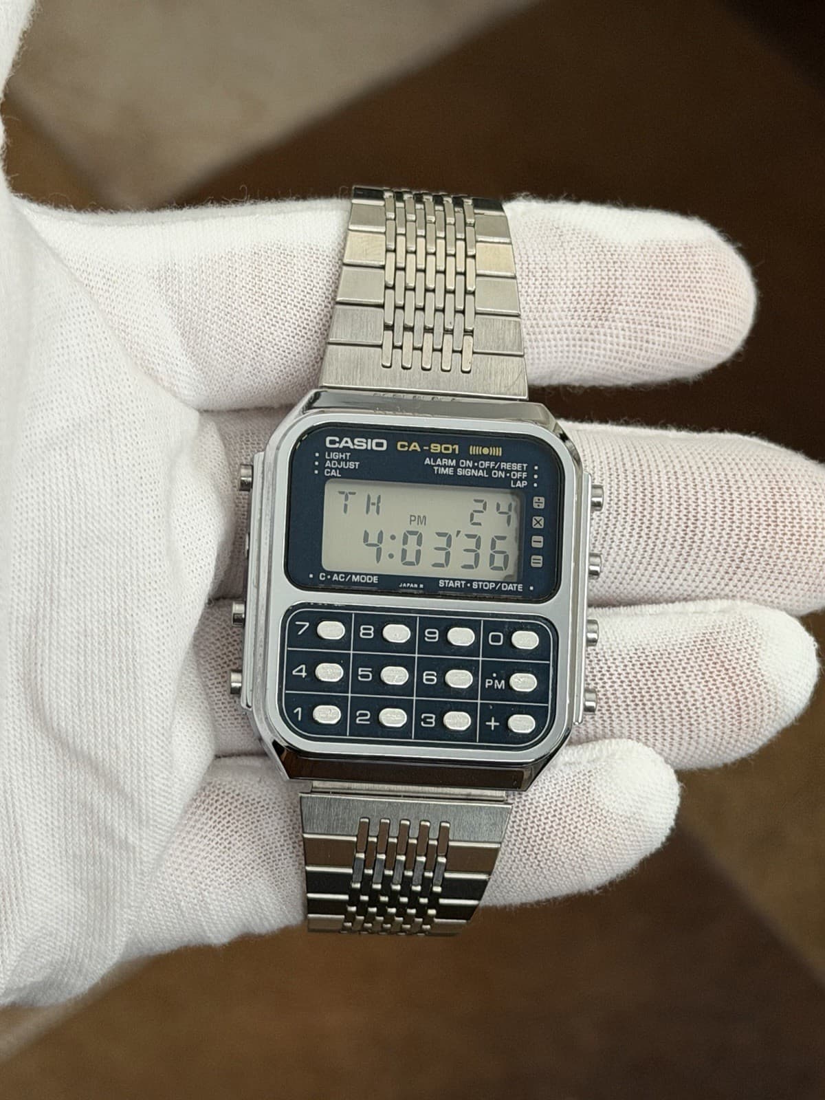 Rare Vintage Casio CA-901 Men’s Digital Calculator Watch JDM 1980s Module 134 - Image 1