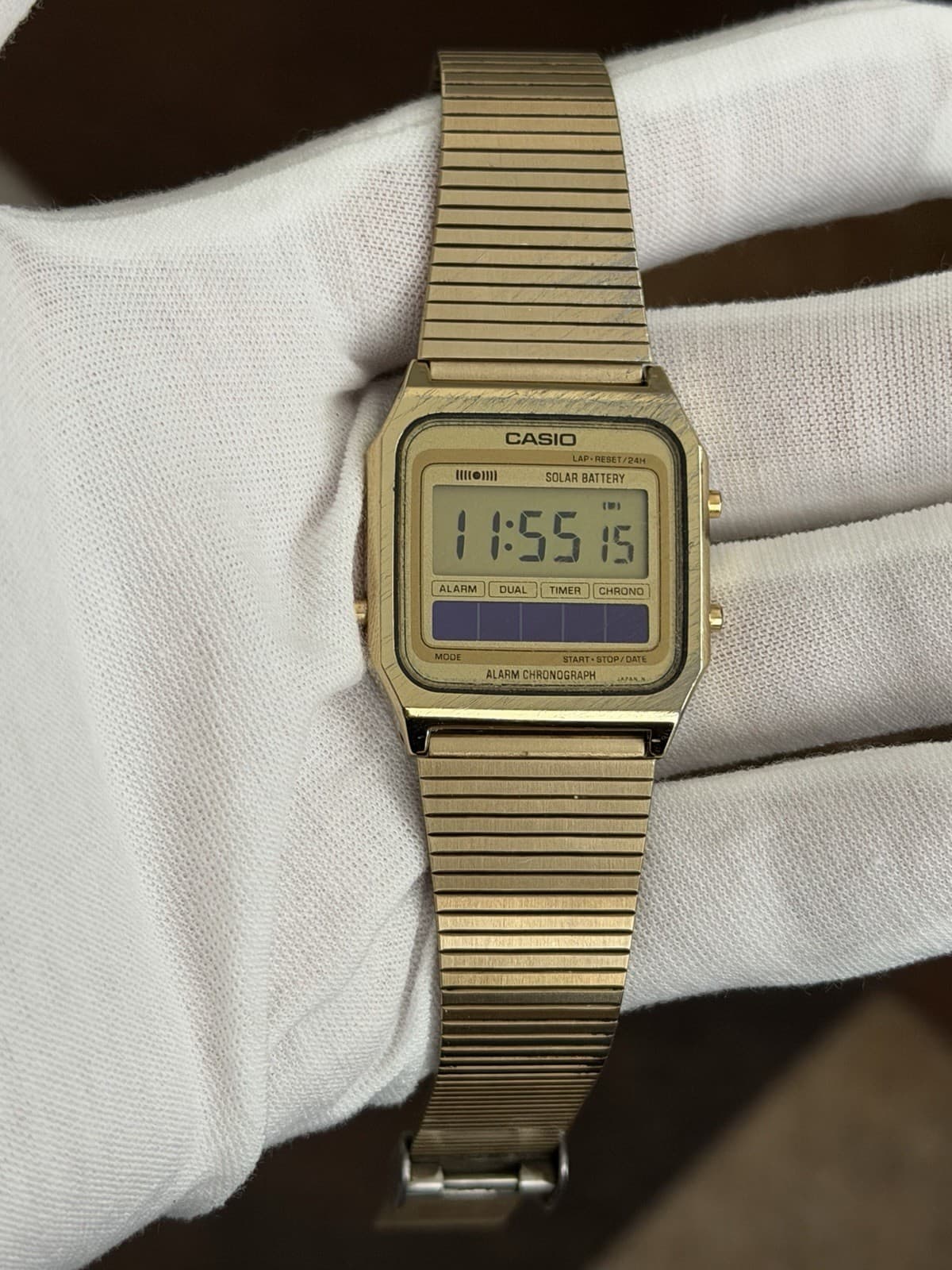 Rare Vintage Casio SA-60G Men’s Solar Digital Sports Watch JDM 1980s Module 189