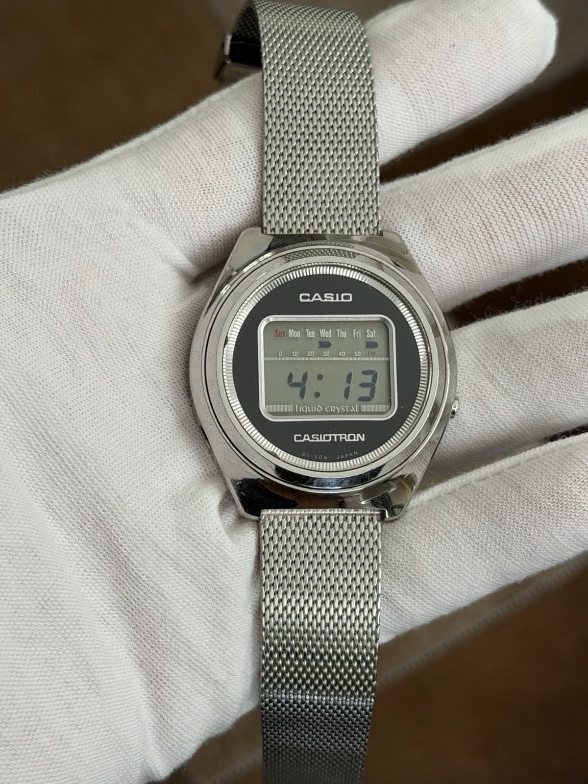 Rare Vintage Casio Casiotron 01-502 Men’s Digital Sports Watch JDM 1970s - Image 1