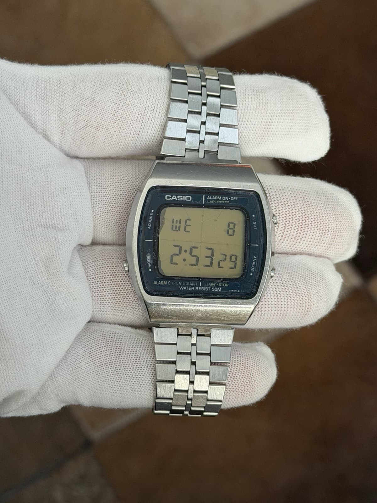 Rare Vintage Casio AA-91W Men’s Digital Alarm Chronograph Sports Watch JDM 1980s - Image 1