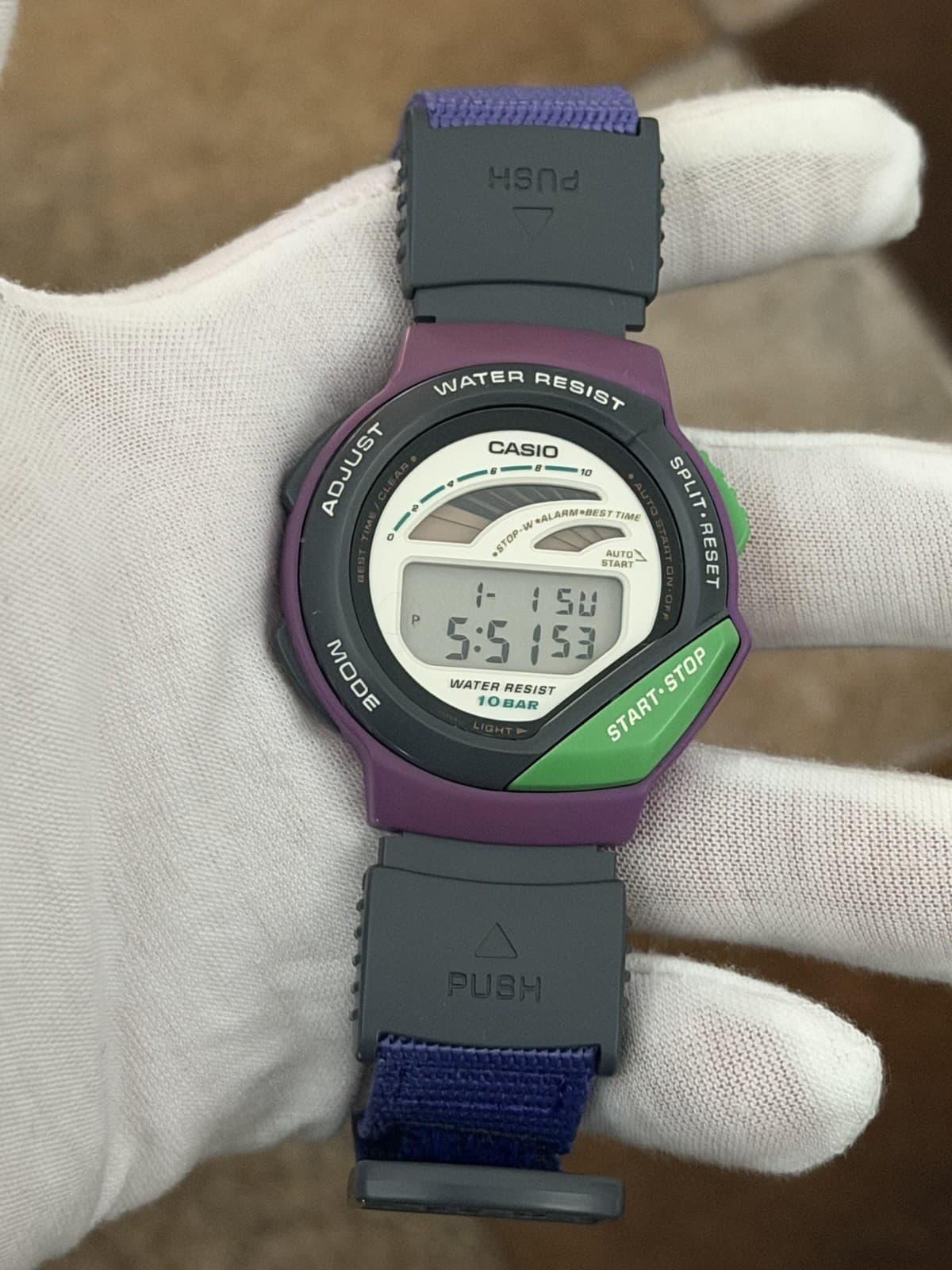 Rare Vintage Casio SKX-1110 Men’s Digital Ski Sports Watch Module 1049 JDM 80s - Image 1