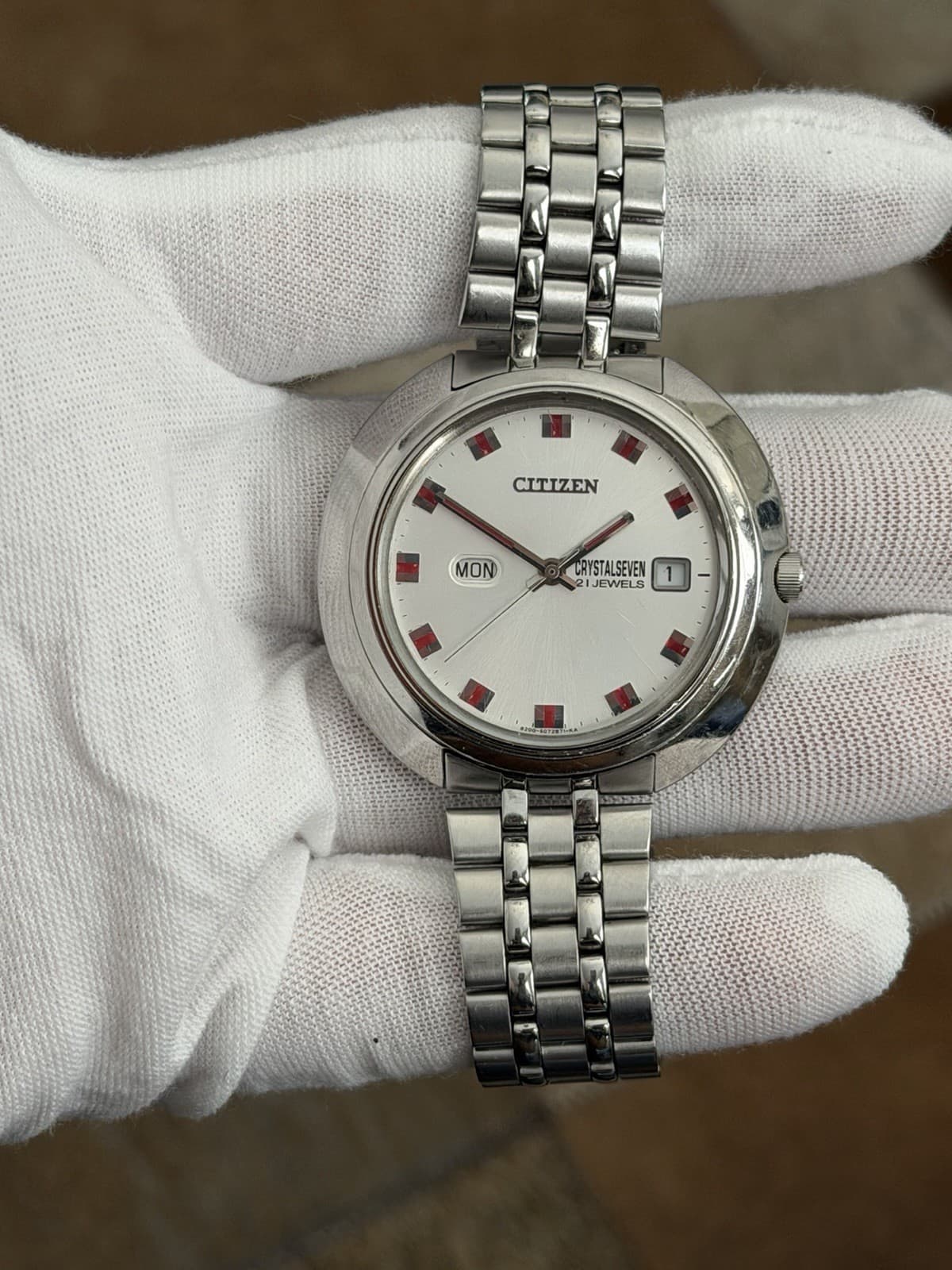 Rare Vintage Citizen Crystal Seven Classic 21J Automatic Men’s Watch JDM 1970s - Image 1
