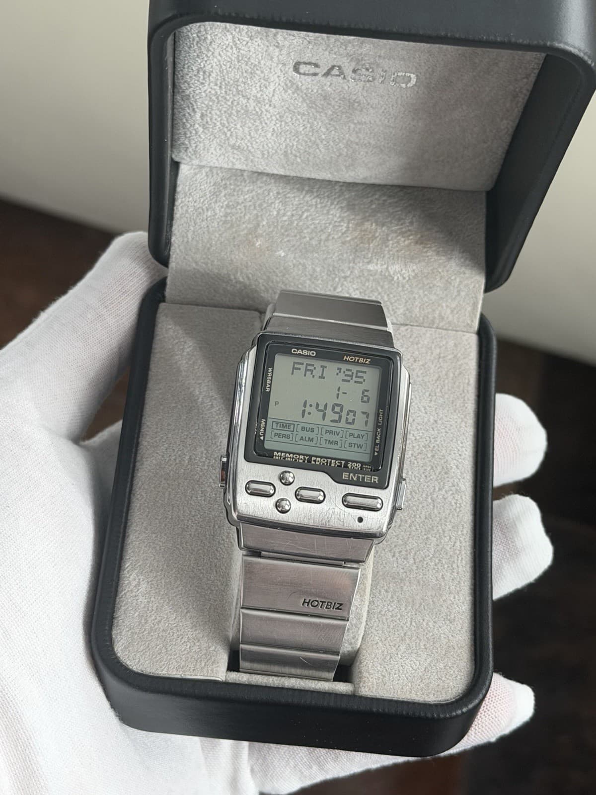 Rare Vintage Casio Hotbiz Memory Protect DB-2000 Men’s Digital Watch JDM 1990s - Image 1