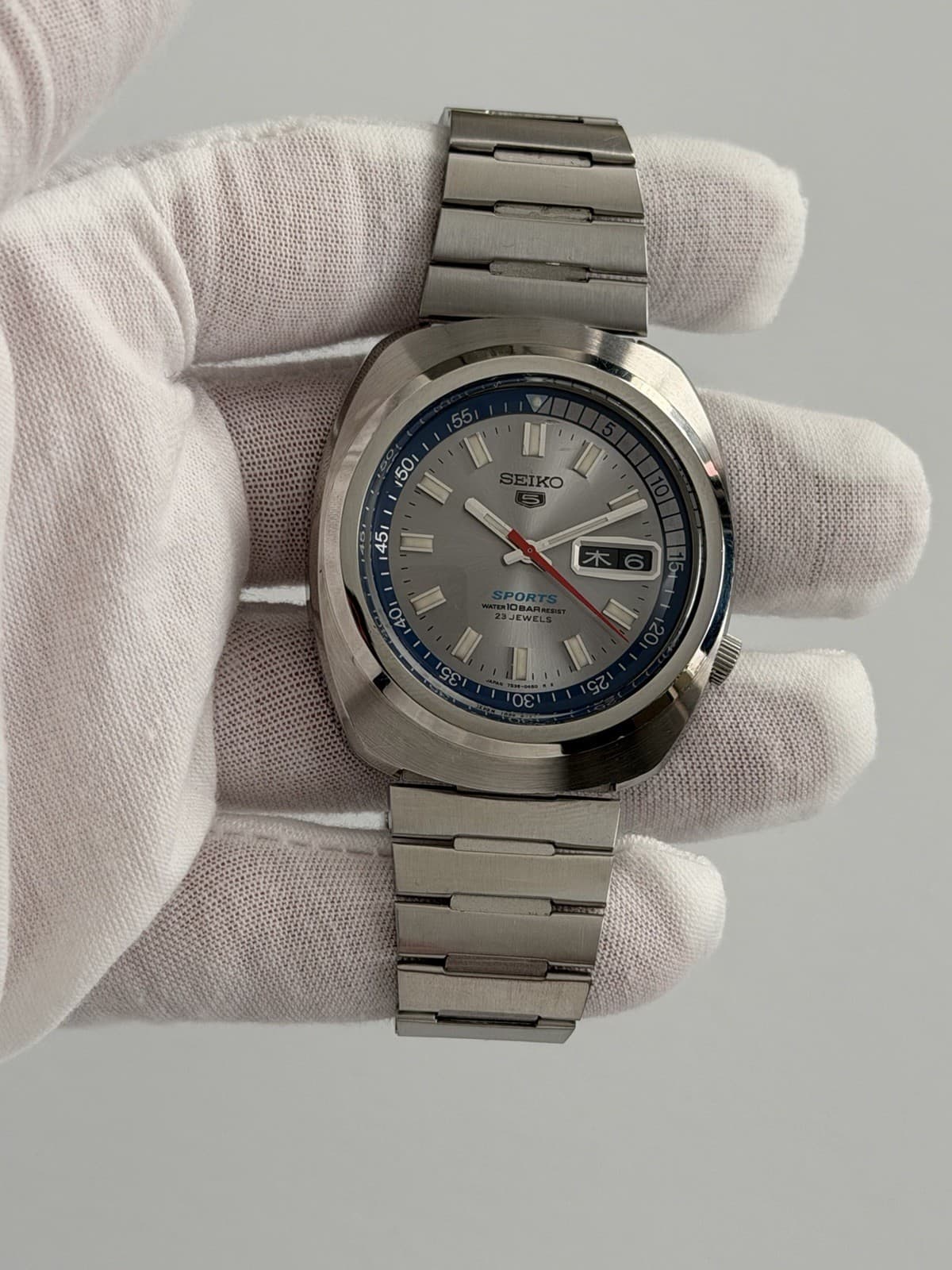 Seiko 5 Sports 7S36-0050 Rally Diver Men’s Vintage Automatic Watch JDM 1990s
