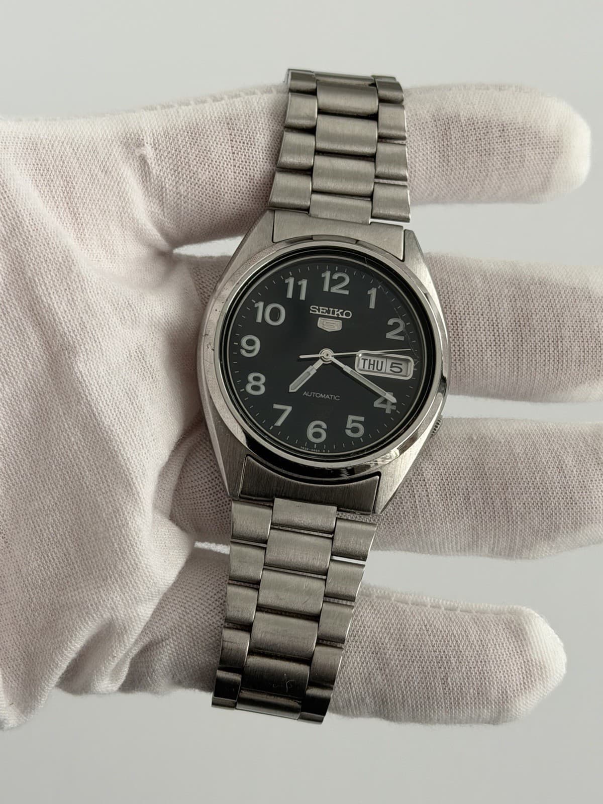 Rare Vintage Seiko 5 Automatic 7S26-3180 Men’s Dress Sports Watch JDM 1980s