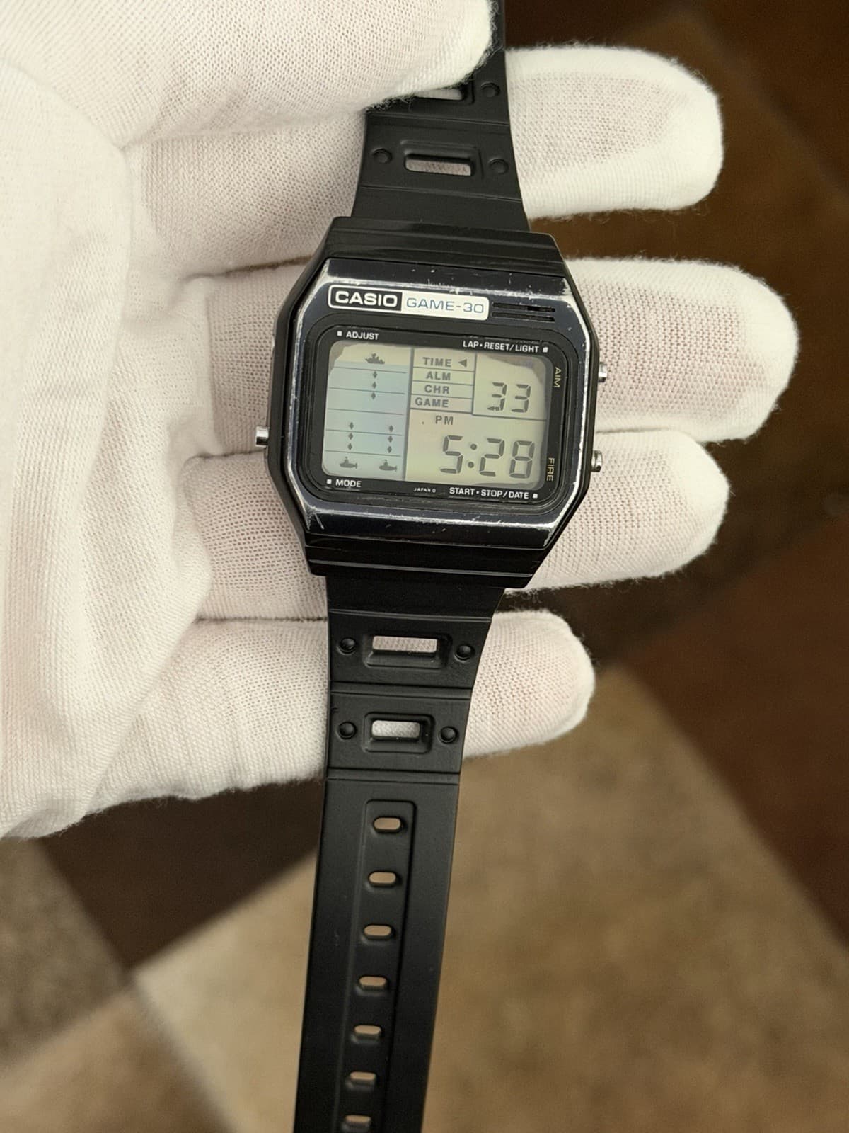 Rare Vintage Casio GM-30 Men’s Digital Game Watch JDM 1980s Module 222 - Image 1