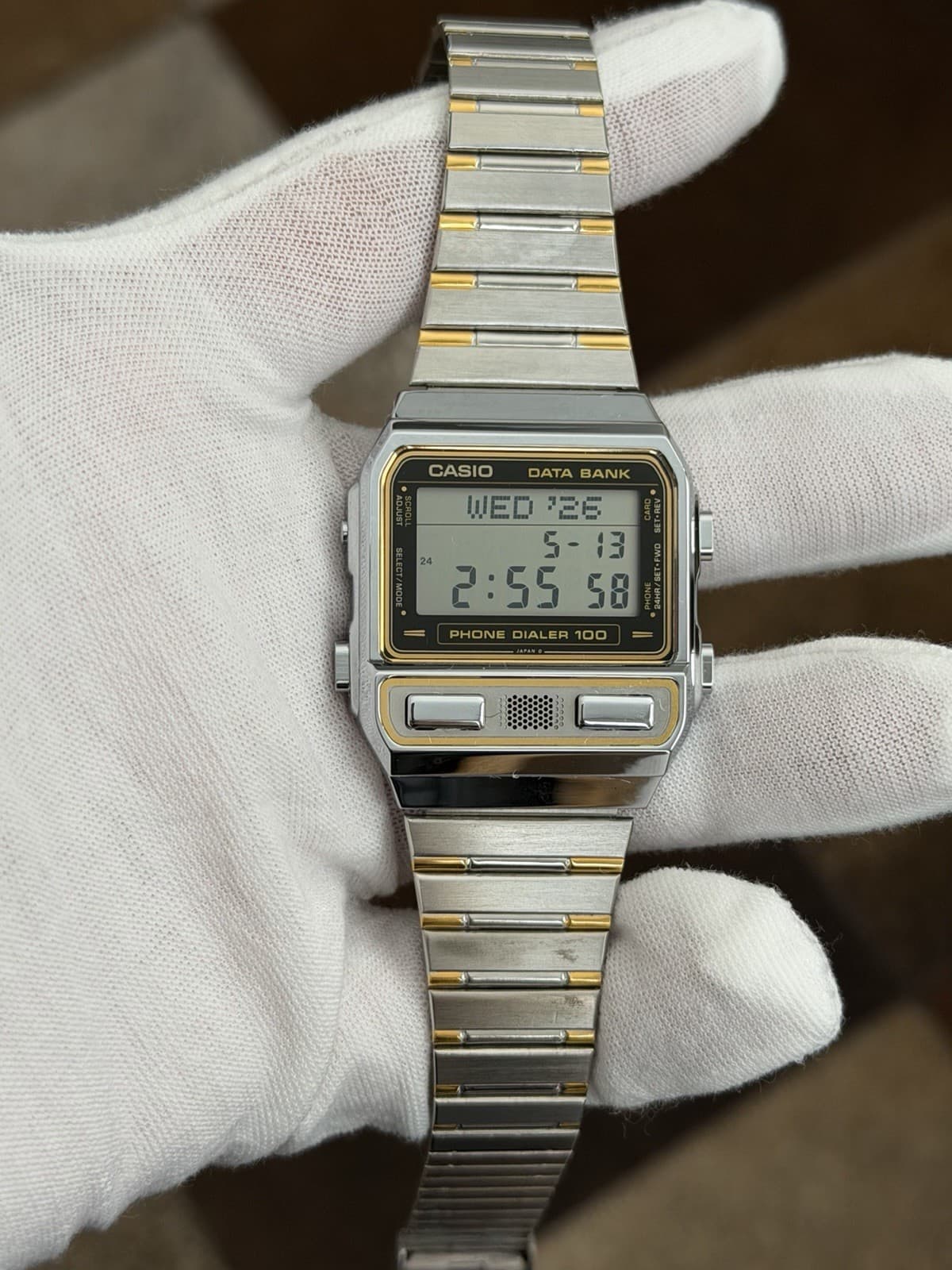 Rare Vintage Casio Phone Dialer 100 Databank DBA-900 Men’s Digital Watch JDM 80s - Image 1