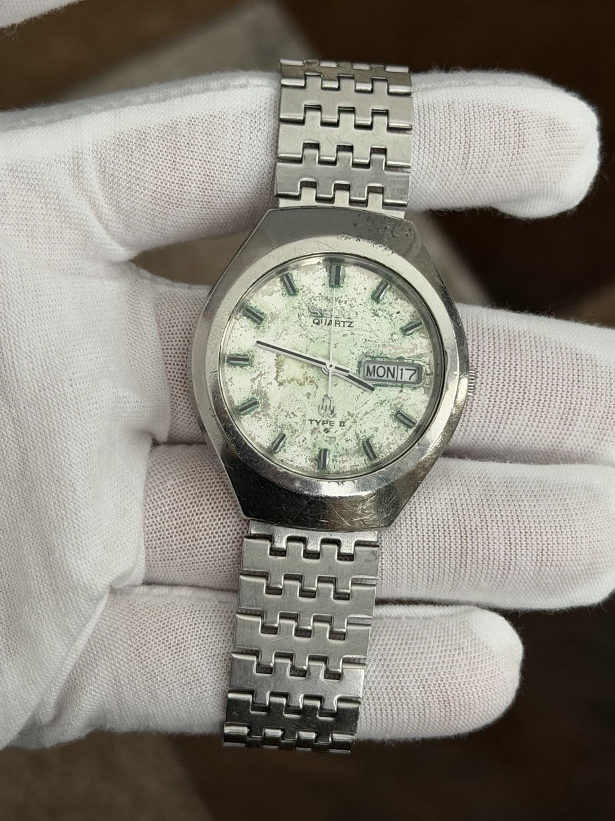 Seiko Quartz Type II 7546-7020 Men’s Vintage Classic Dress Watch JDM 1970s