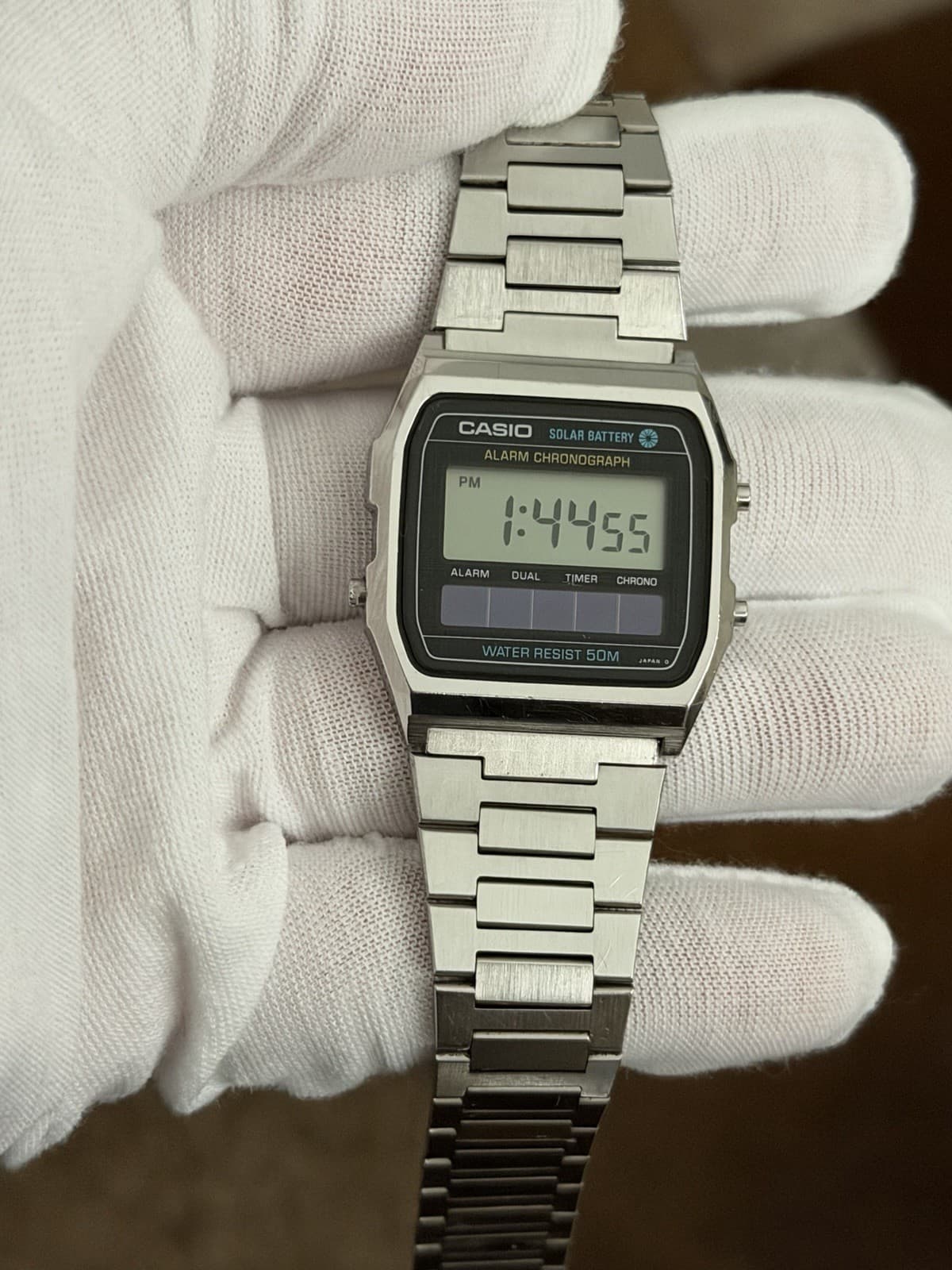Rare Vintage Casio WS-80 Men’s Solar Digital Sports Watch JDM 1980s Module 189 - Image 1