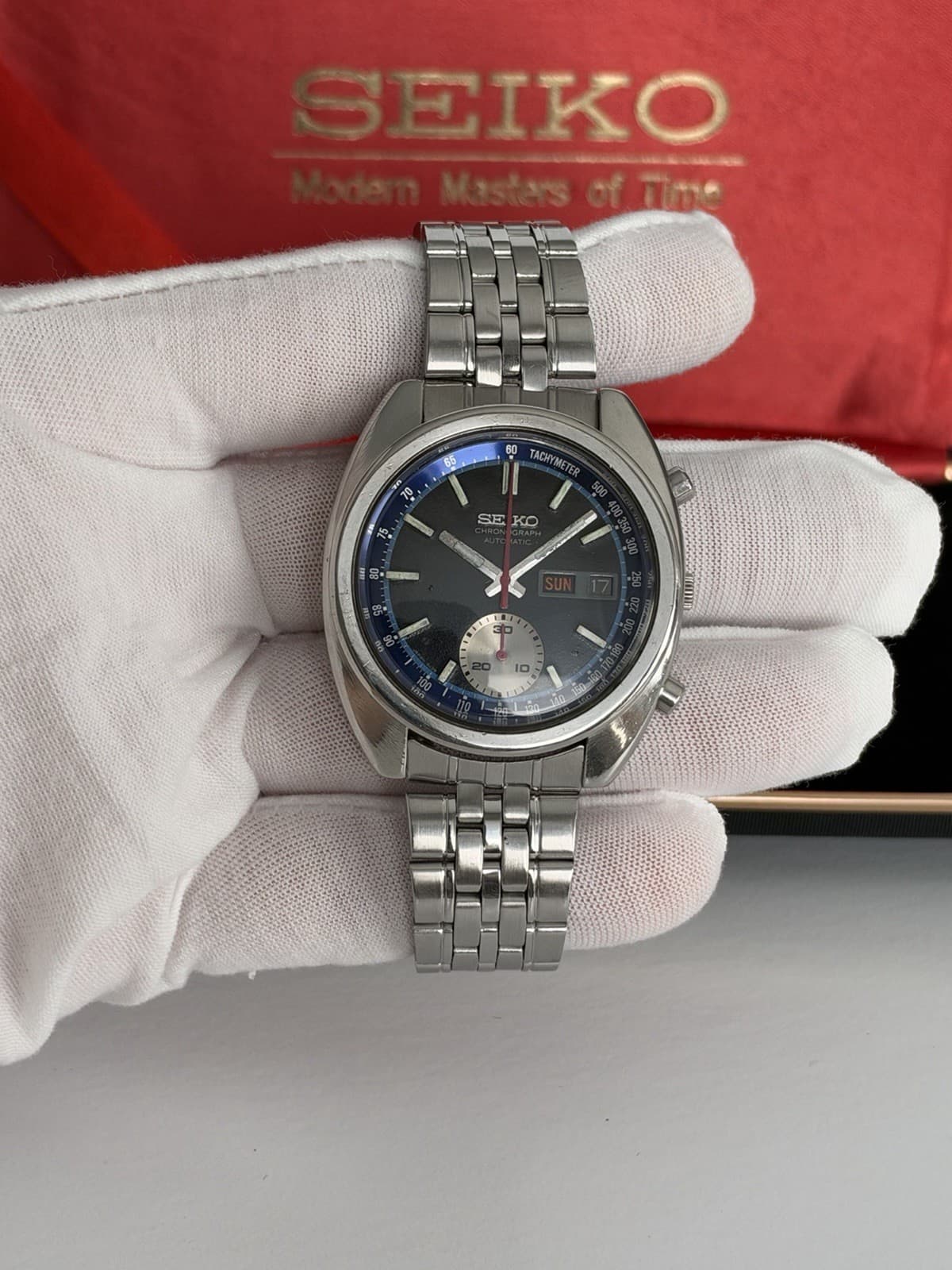 Seiko Chronograph Automatic 6139-6002 Men’s Vintage Sports Watch JDM 1970s - Image 1