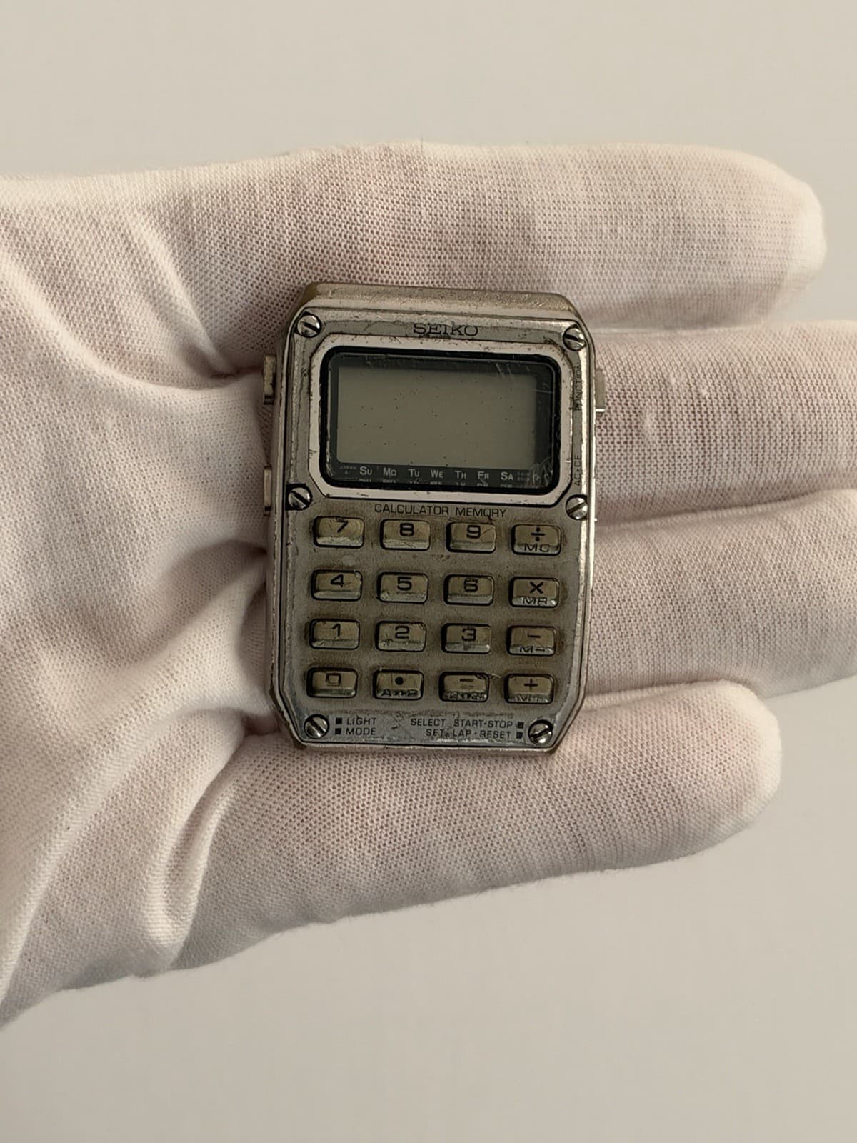 Seiko C515-5000 Men’s Vintage Calculator Digital Sports Watch JDM 1980s