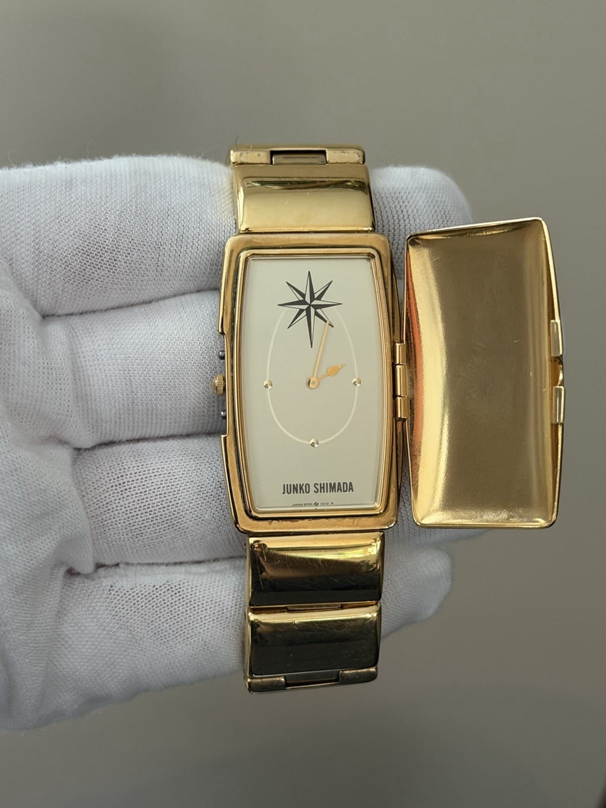 Rare Vintage Seiko Junko Shimada 2P20-5K70 Flip Top Bracelet Dress Watch JDM 80s - Image 1