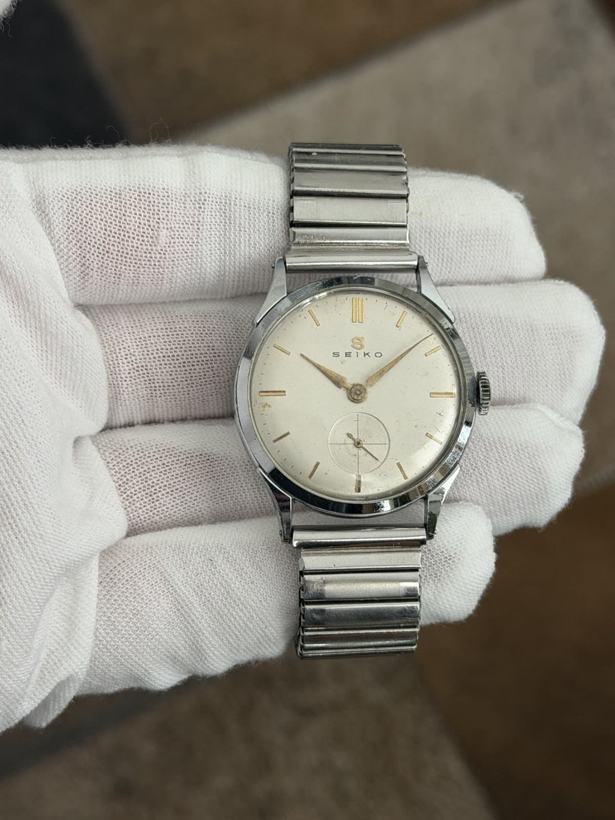 Rare Vintage Seiko S J13001 Men’s Classic Seikosha Manual Dress Watch JDM 1950s