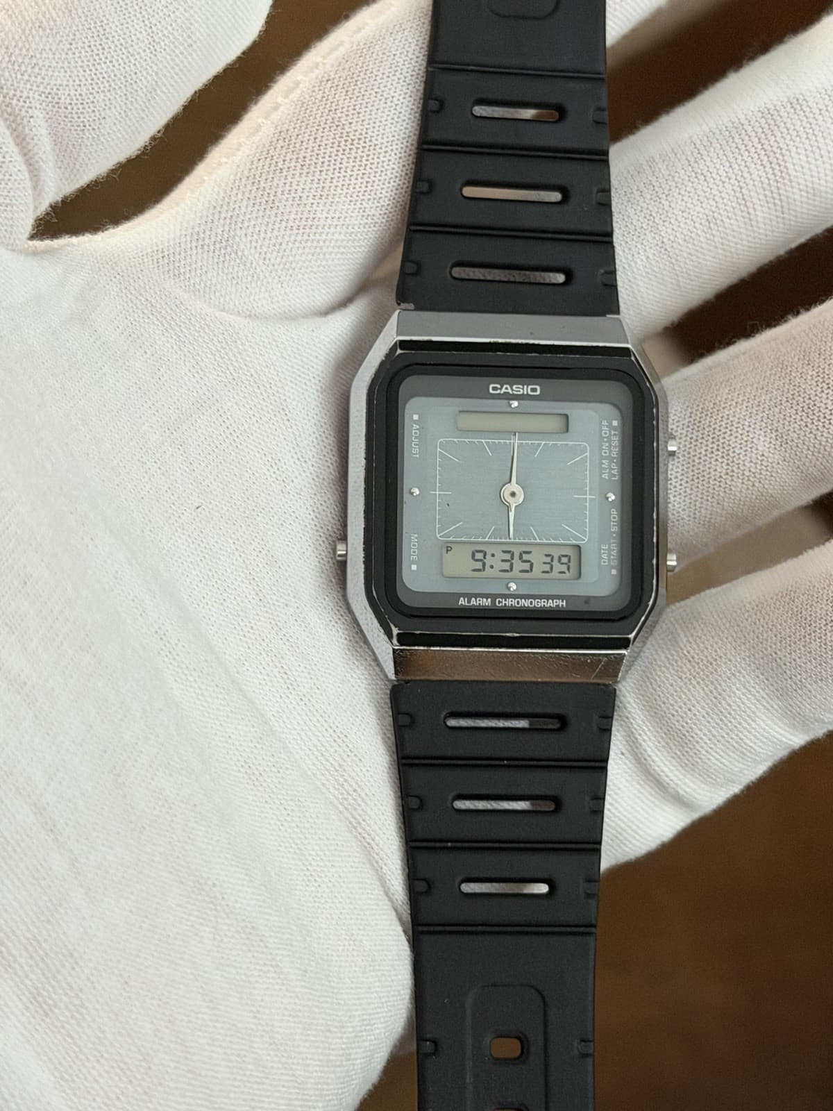 Rare Vintage Casio AQ-101 Men’s Ana-Digi Sports Watch JDM 1980s Module 302 - Image 1